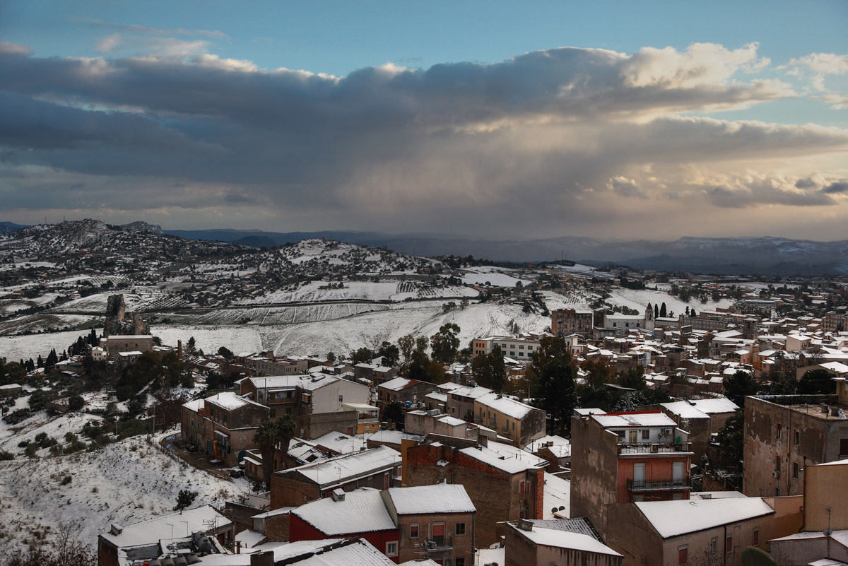 Snow in Sicily