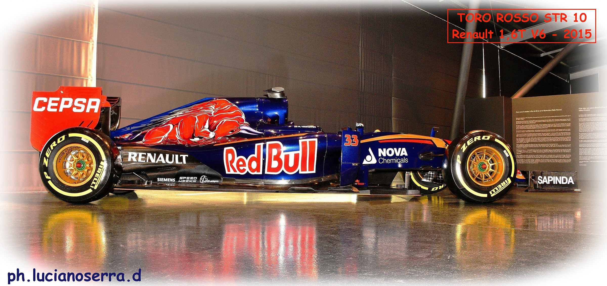Toro Rosso Str 10 Renault 1,6 Litri Turbo V6 - 2015