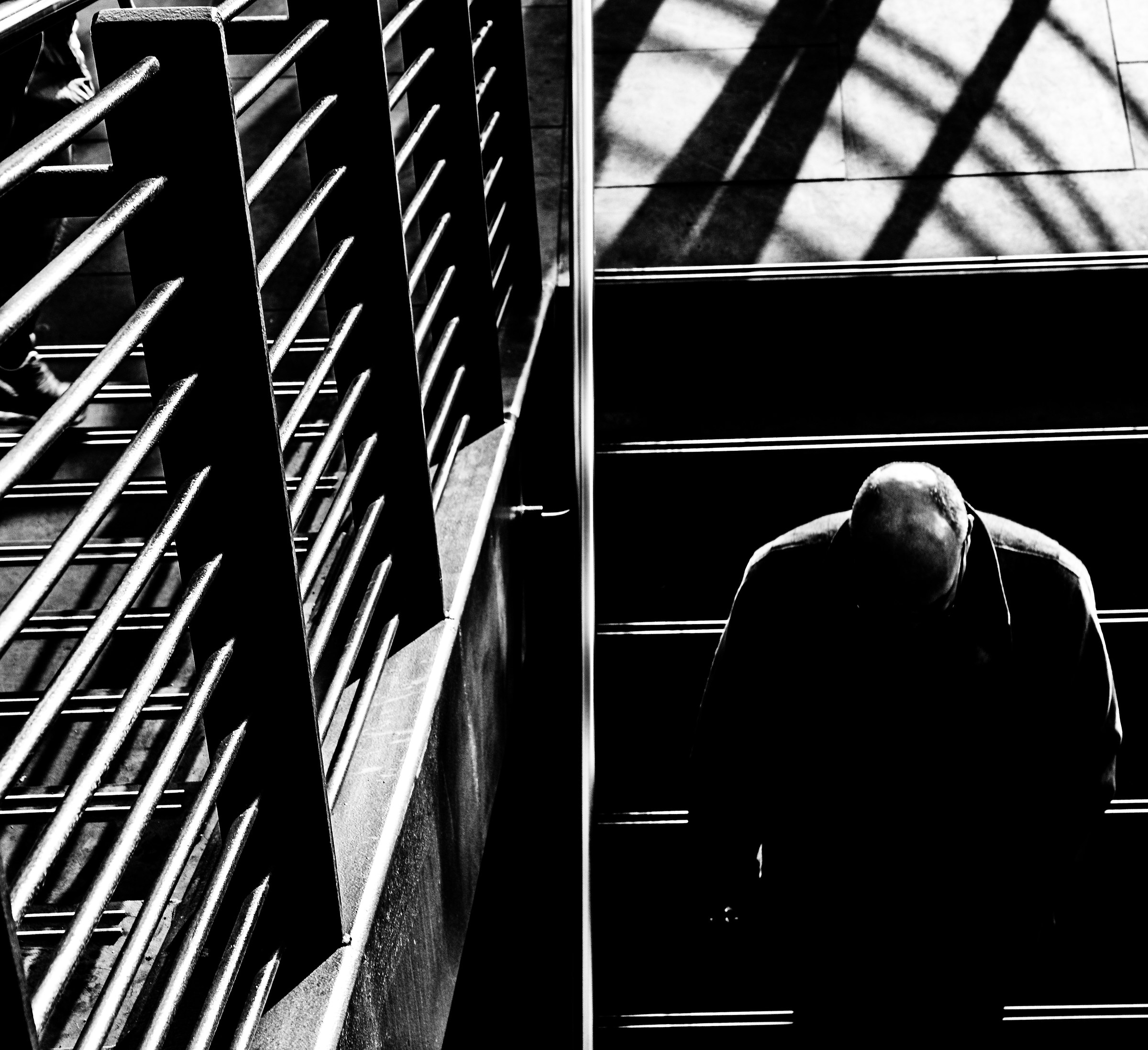 The man and the stairs