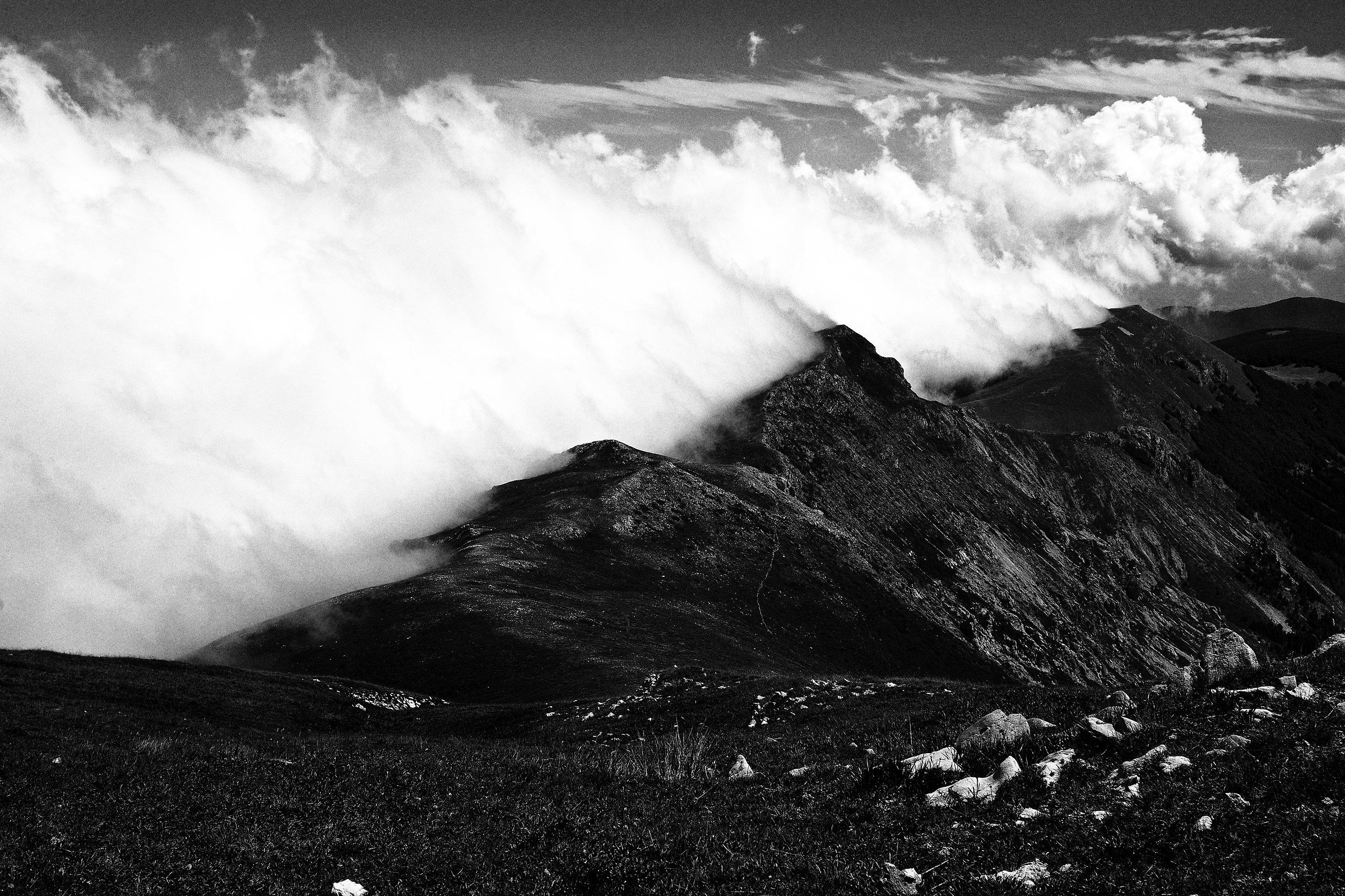 Verso il monte Camicia