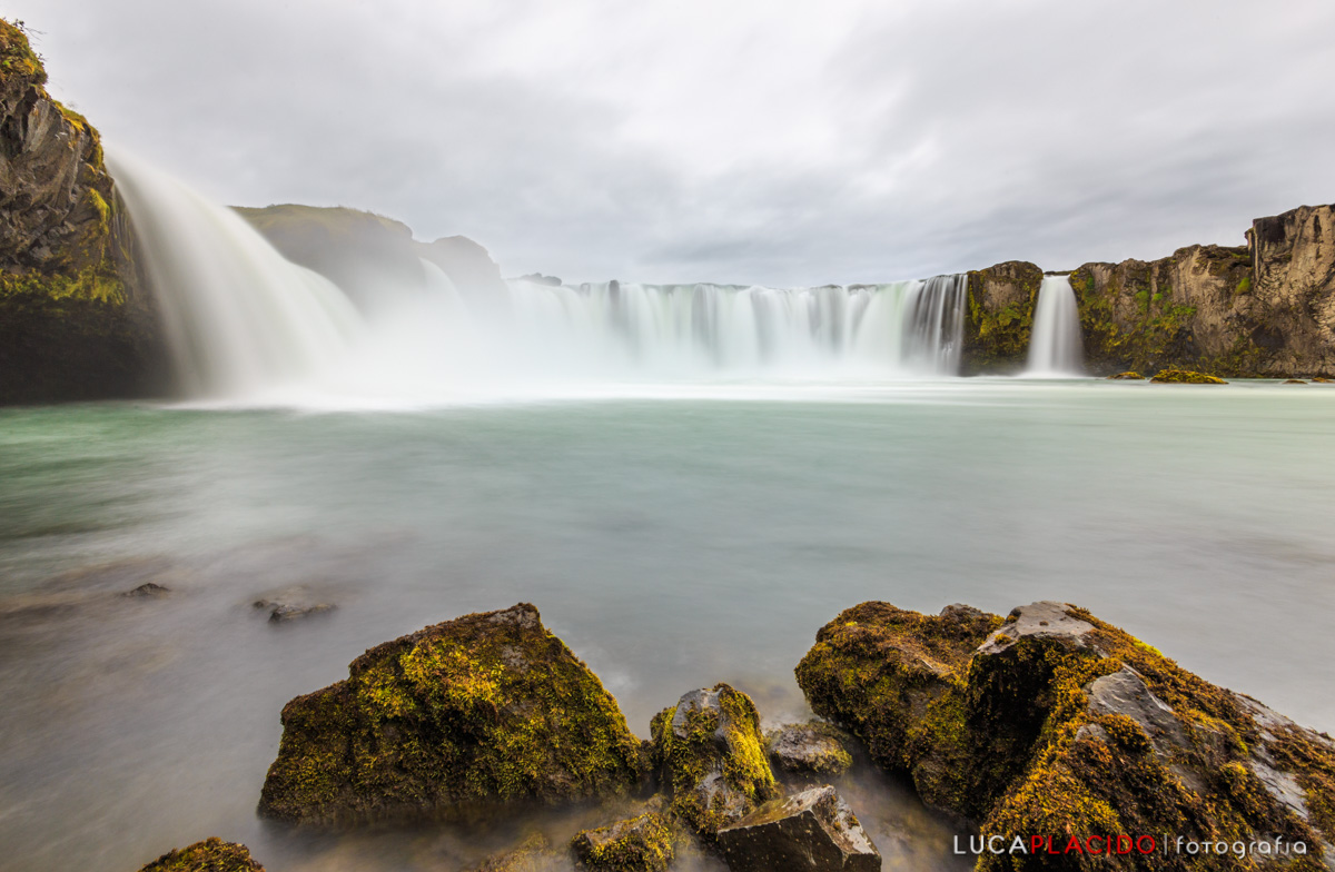 The Godafoss waterfall