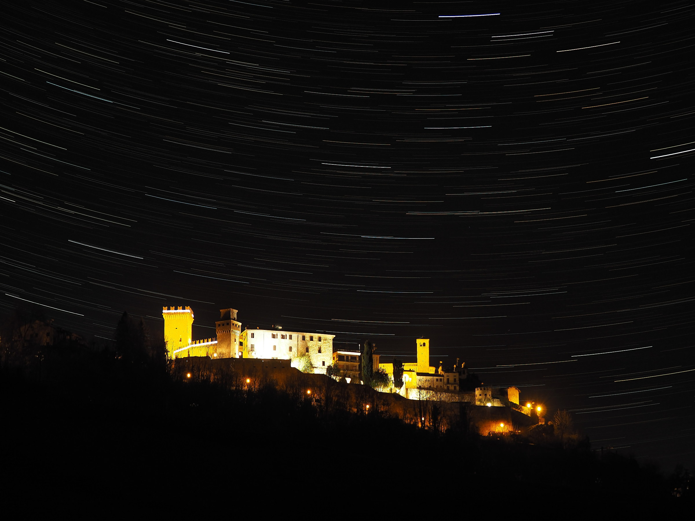 Mastio di Vigoleno from Val Stirone - PC