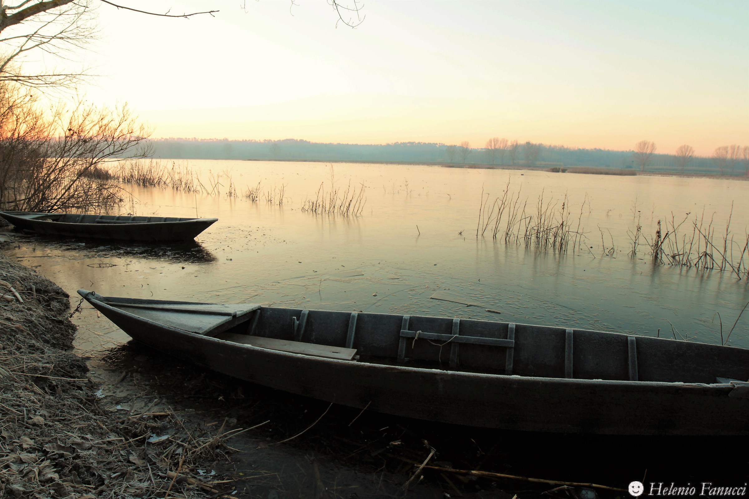 barchini nel ghiaccio