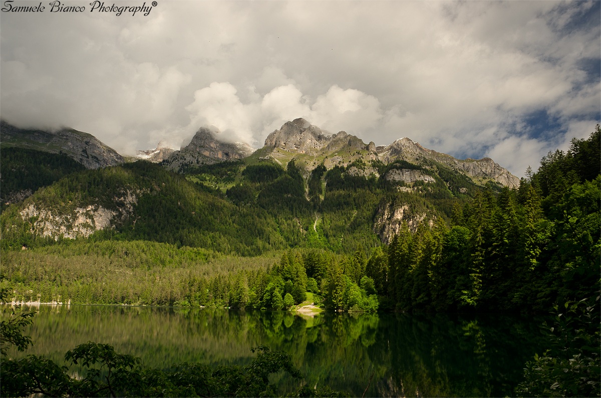 Peaks Near The Lake Tovel