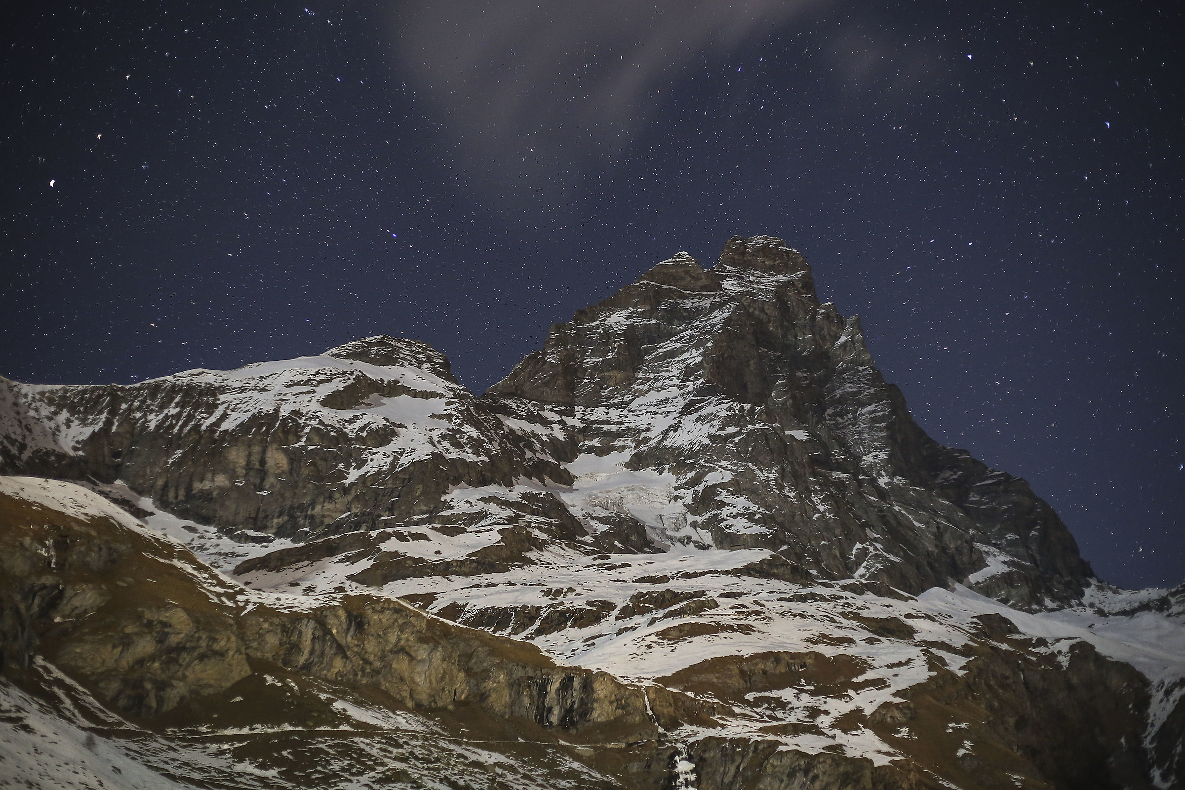 The night Matterhorn.