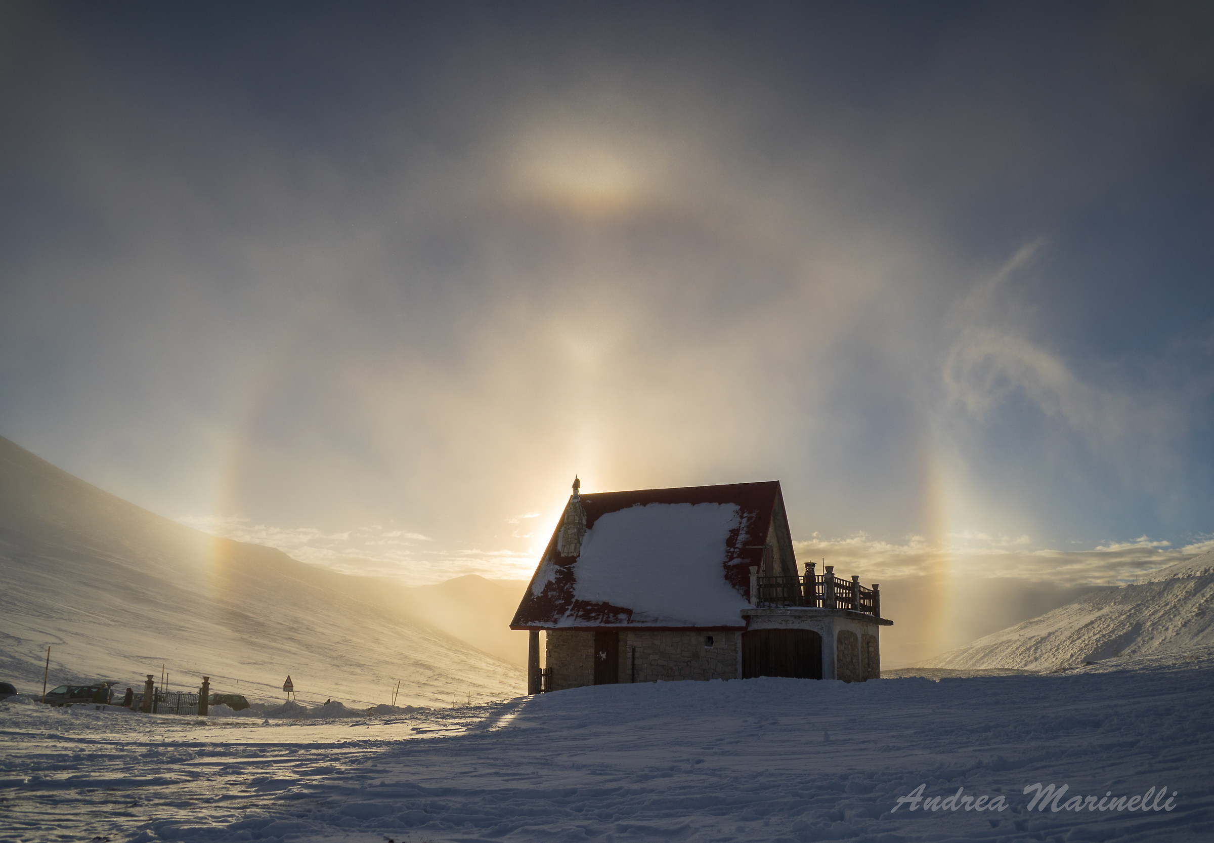 Tramonto con Parelio