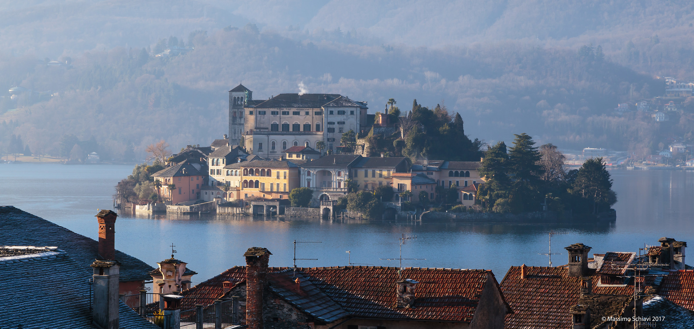 The island of San Giulio.