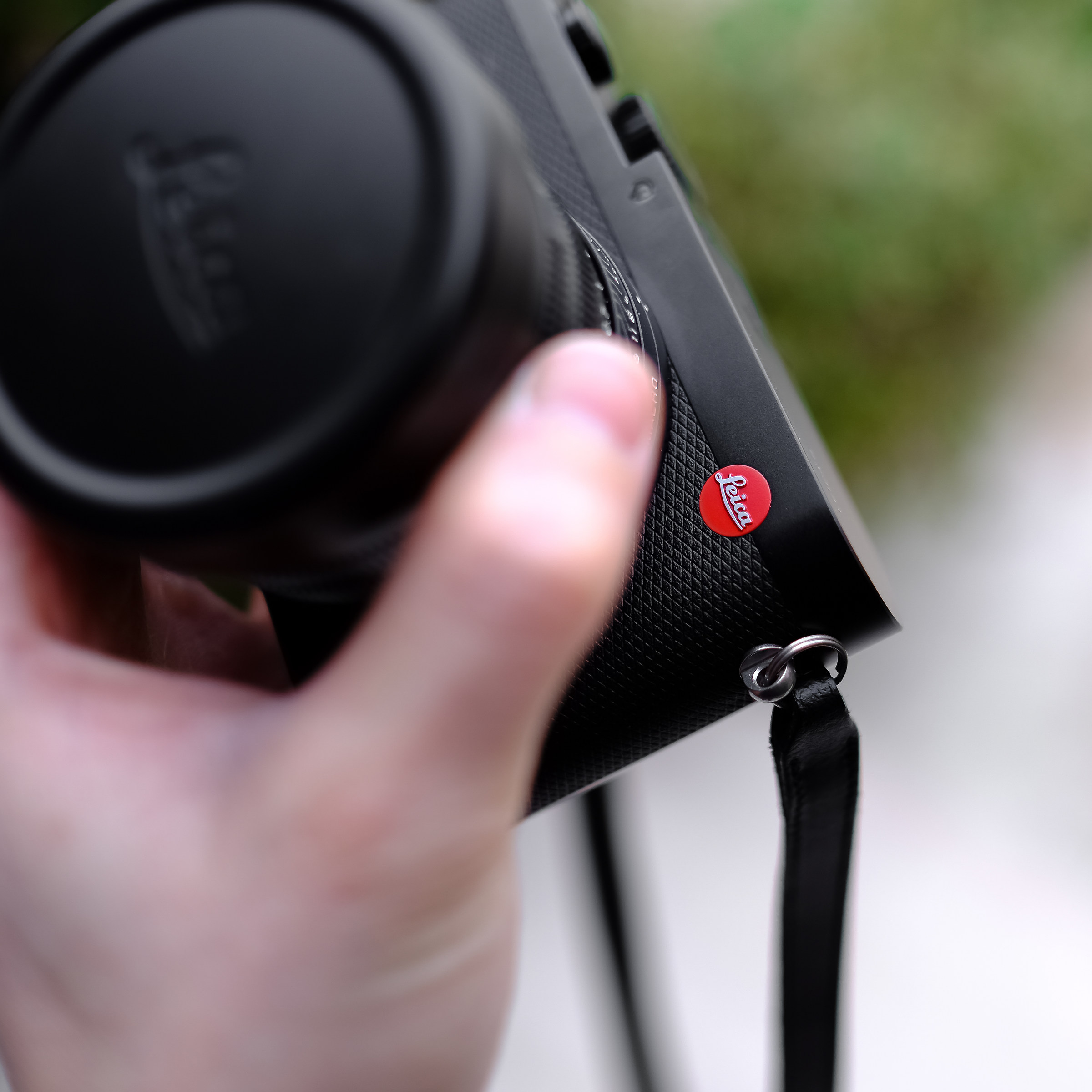 With the Leica in hand