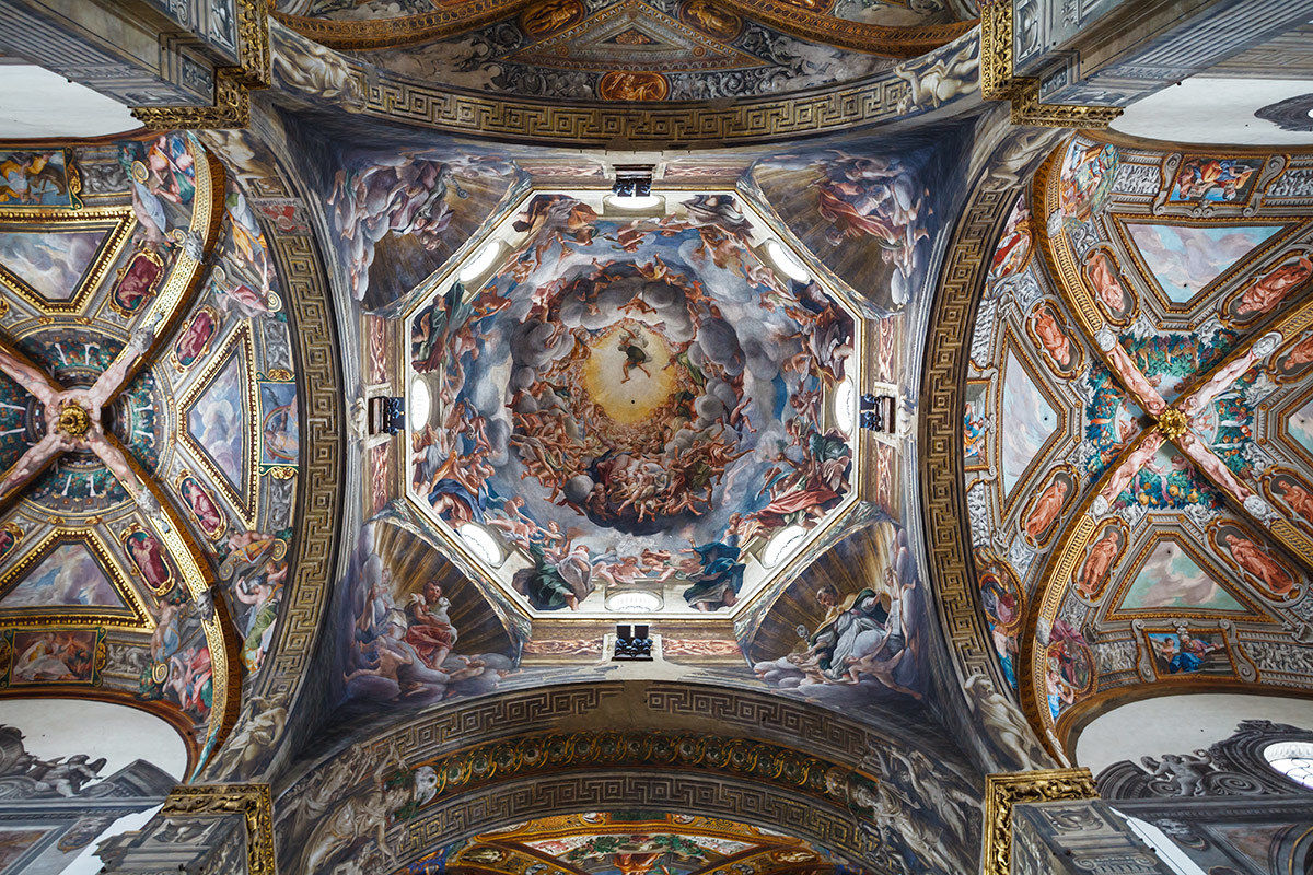 La cupola del Duomo di Parma