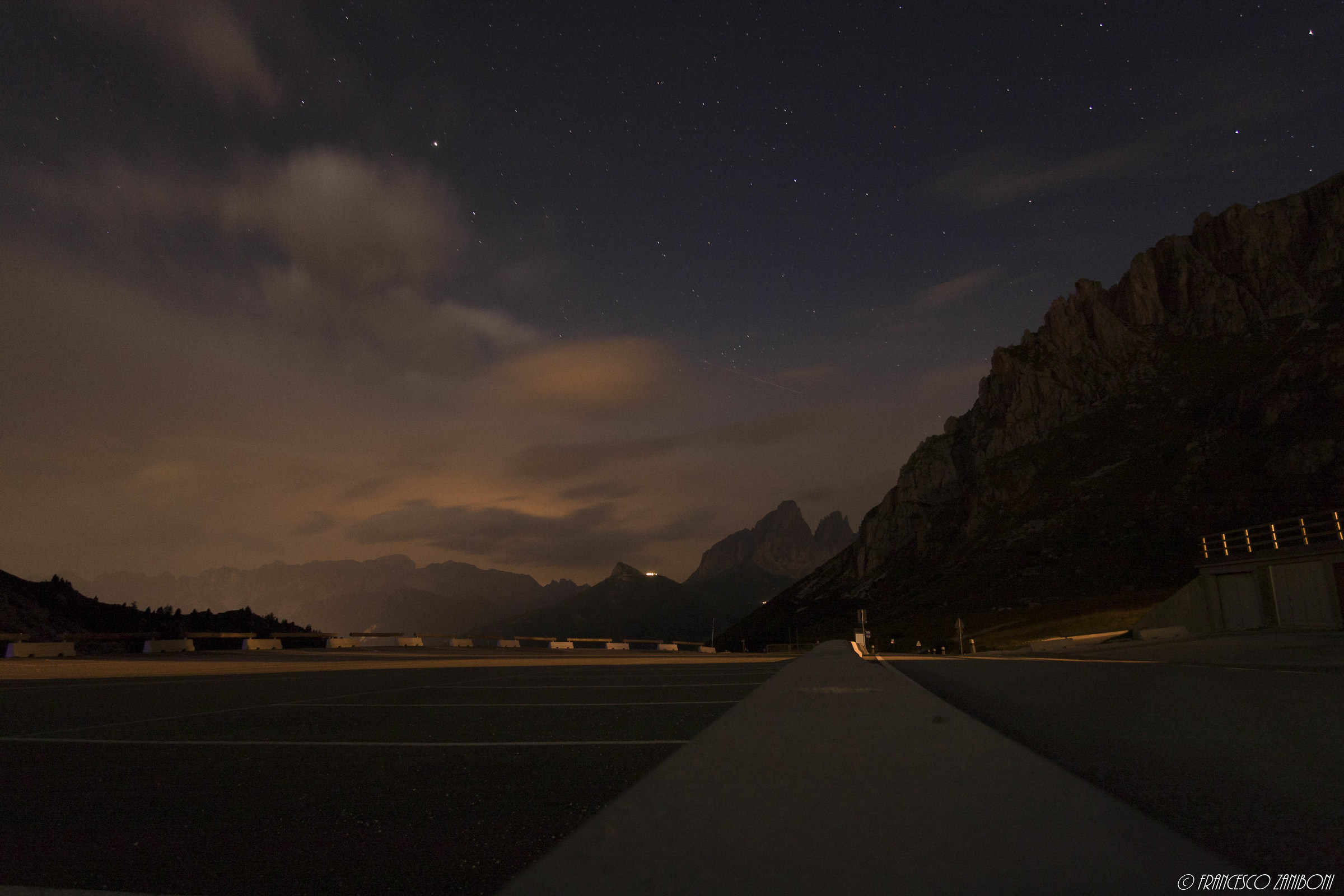 The Night of Pordoipass