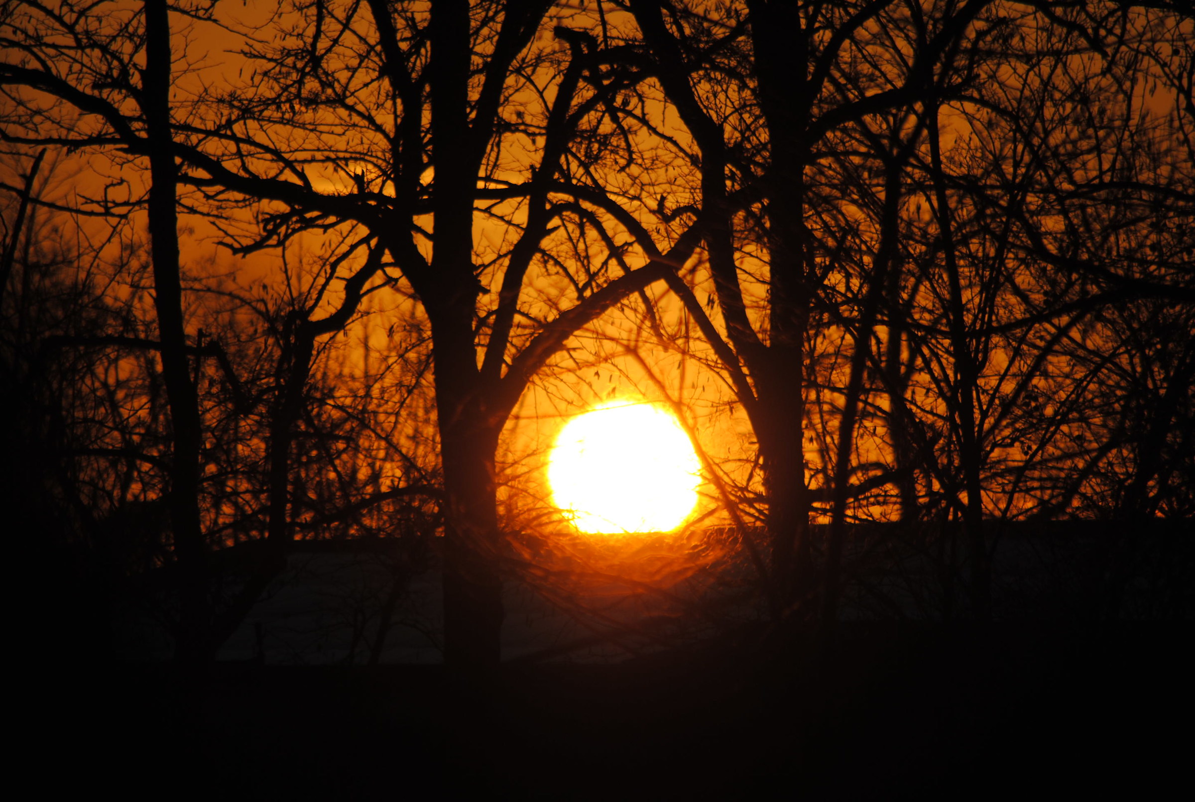 Tramonto in franciacorta