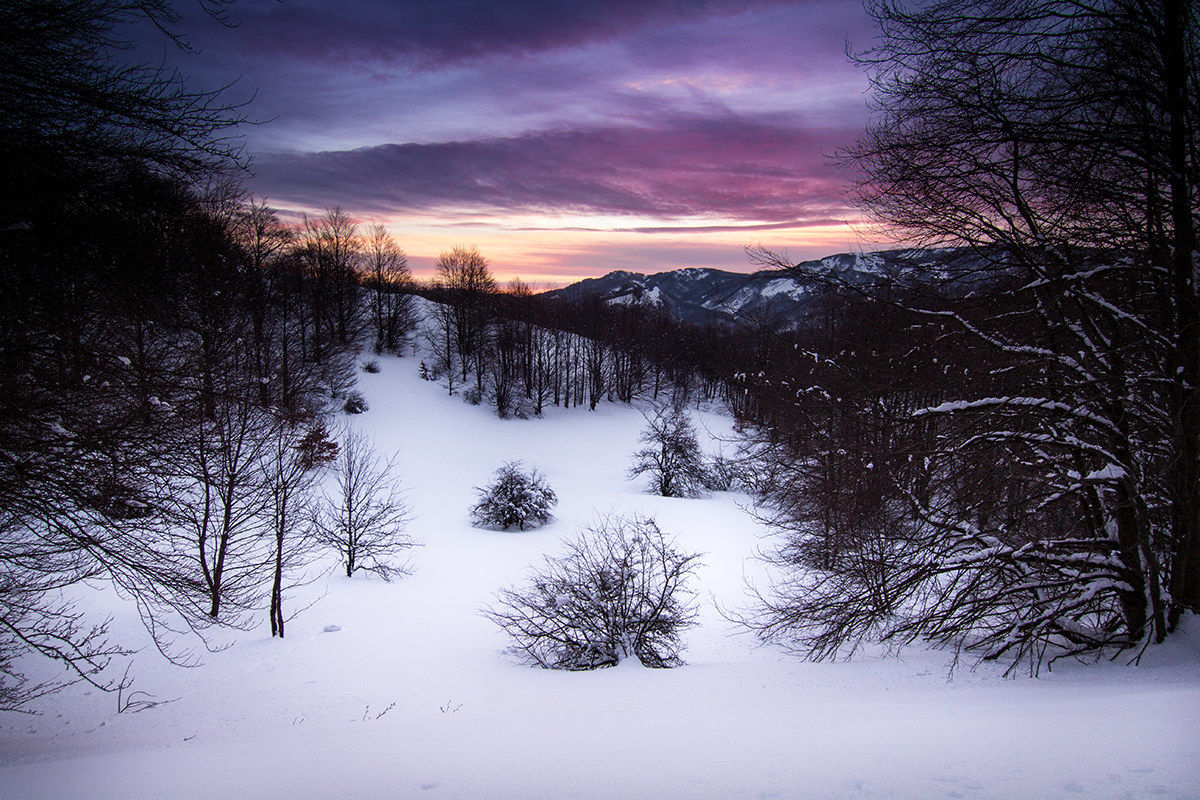 Alba alle pendici del monte Tavola