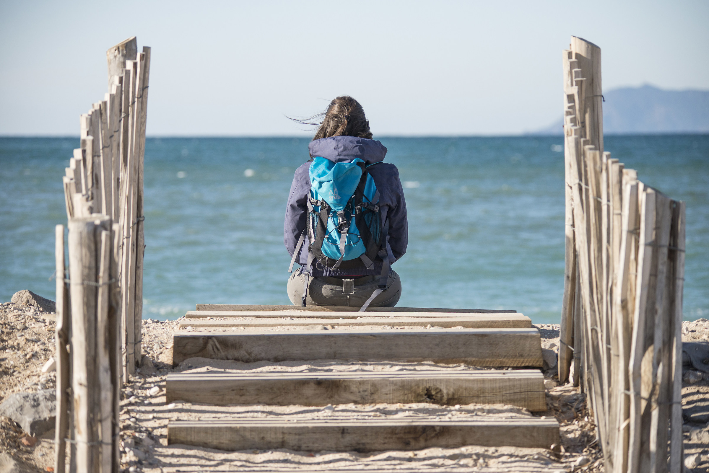 Girl at the sea