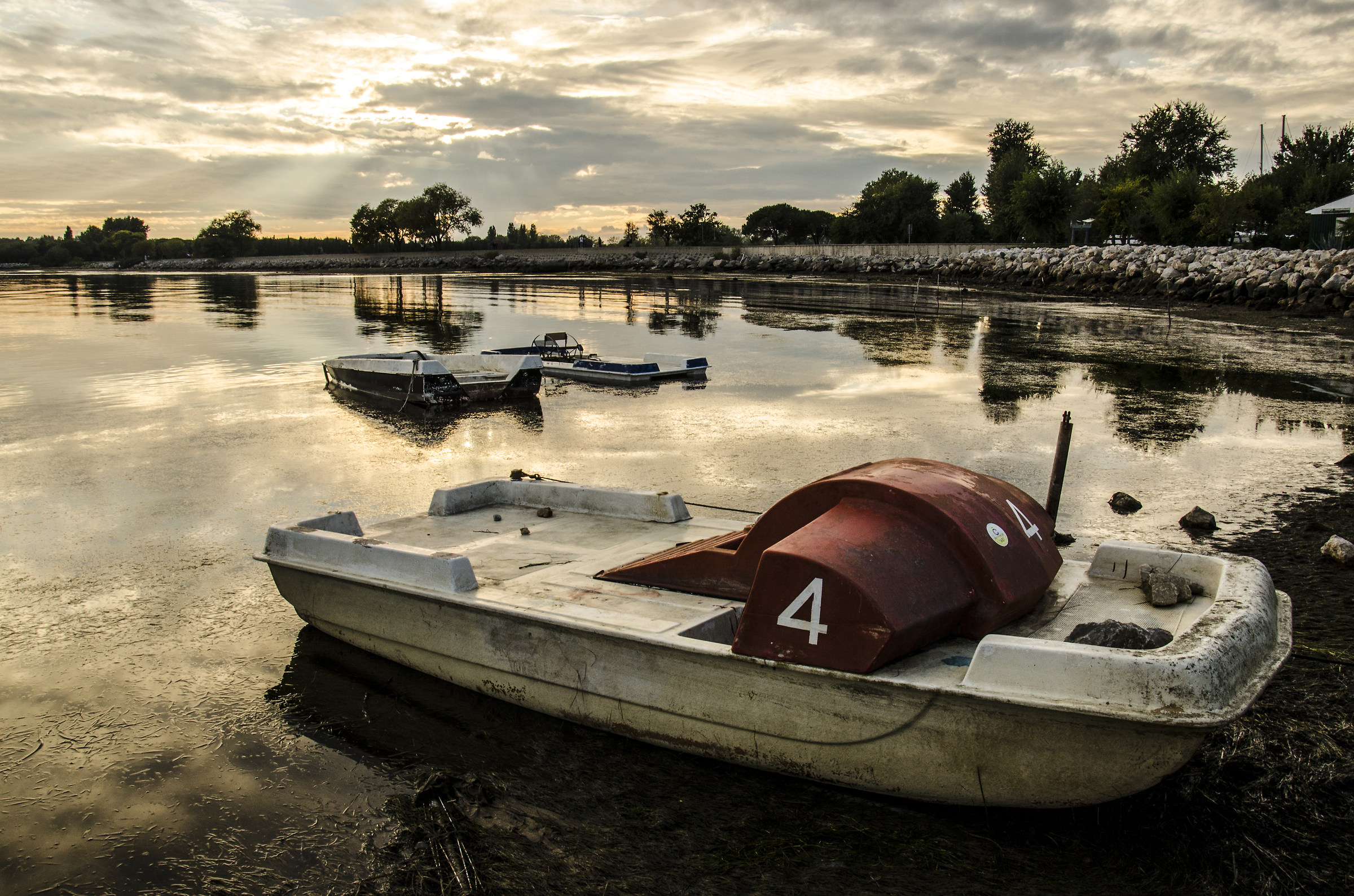 i pedalò abbandonati