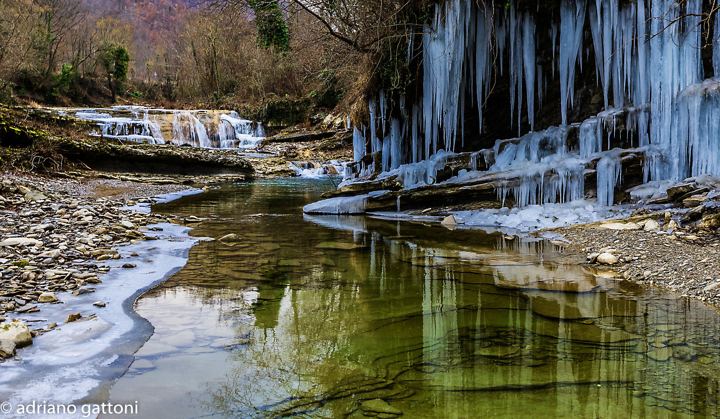 Although we arrived the winter