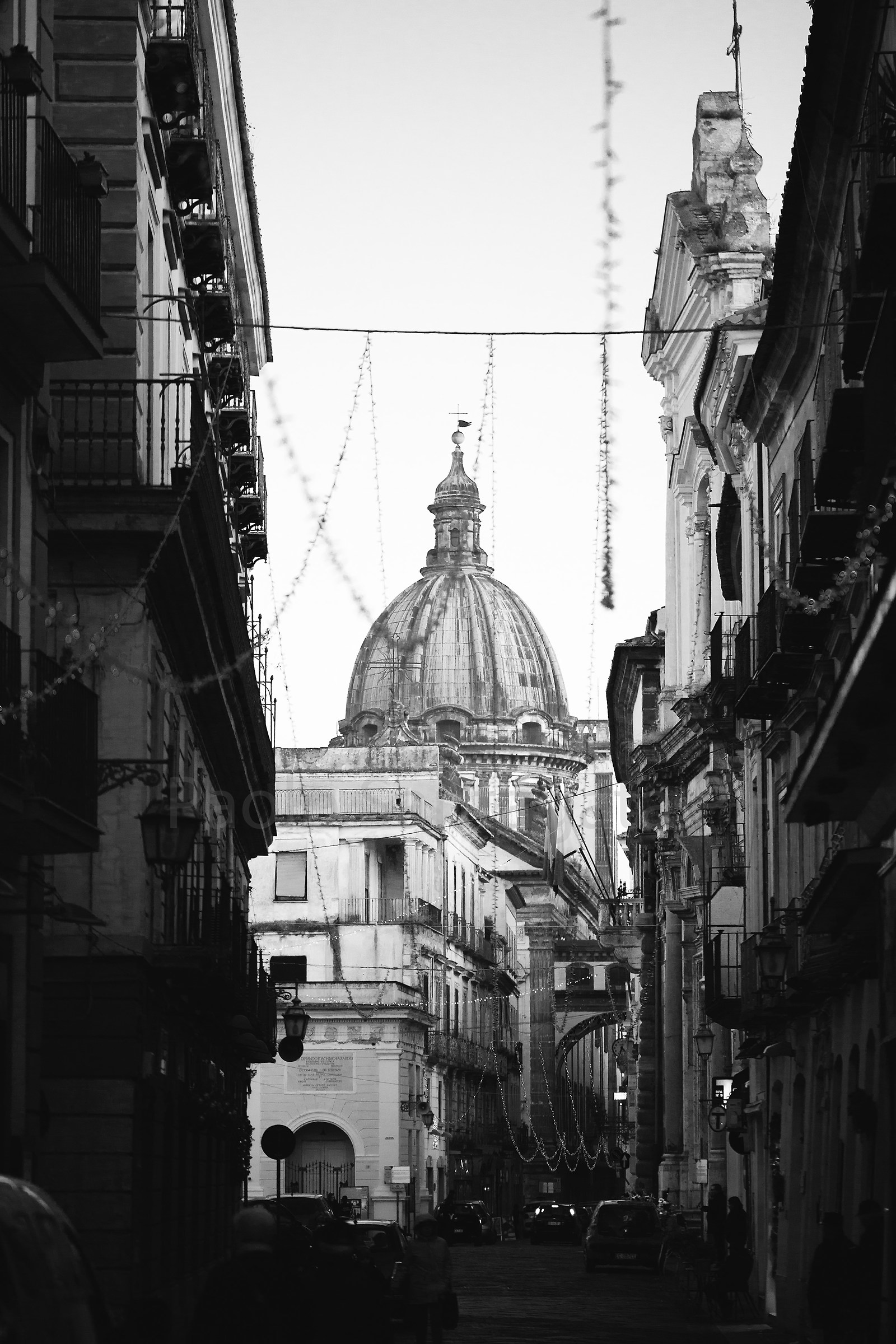 Capua in bianco e nero