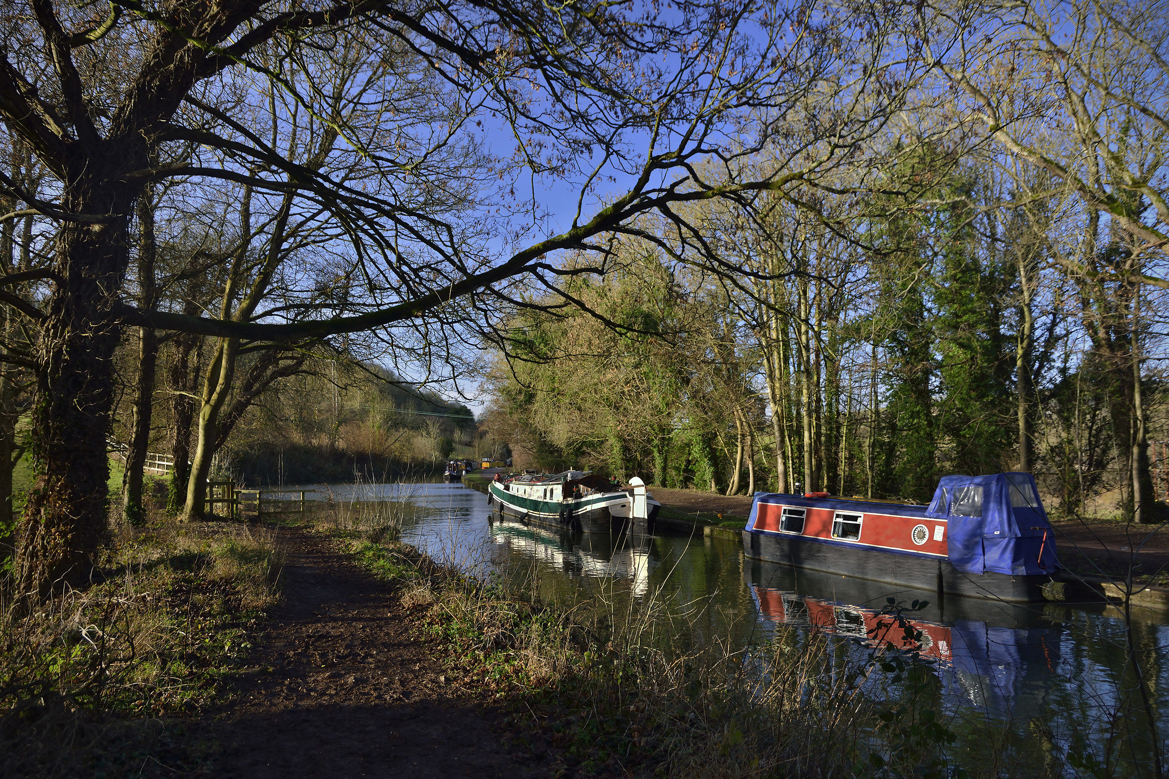 A Winter's Walk alongside the Canal