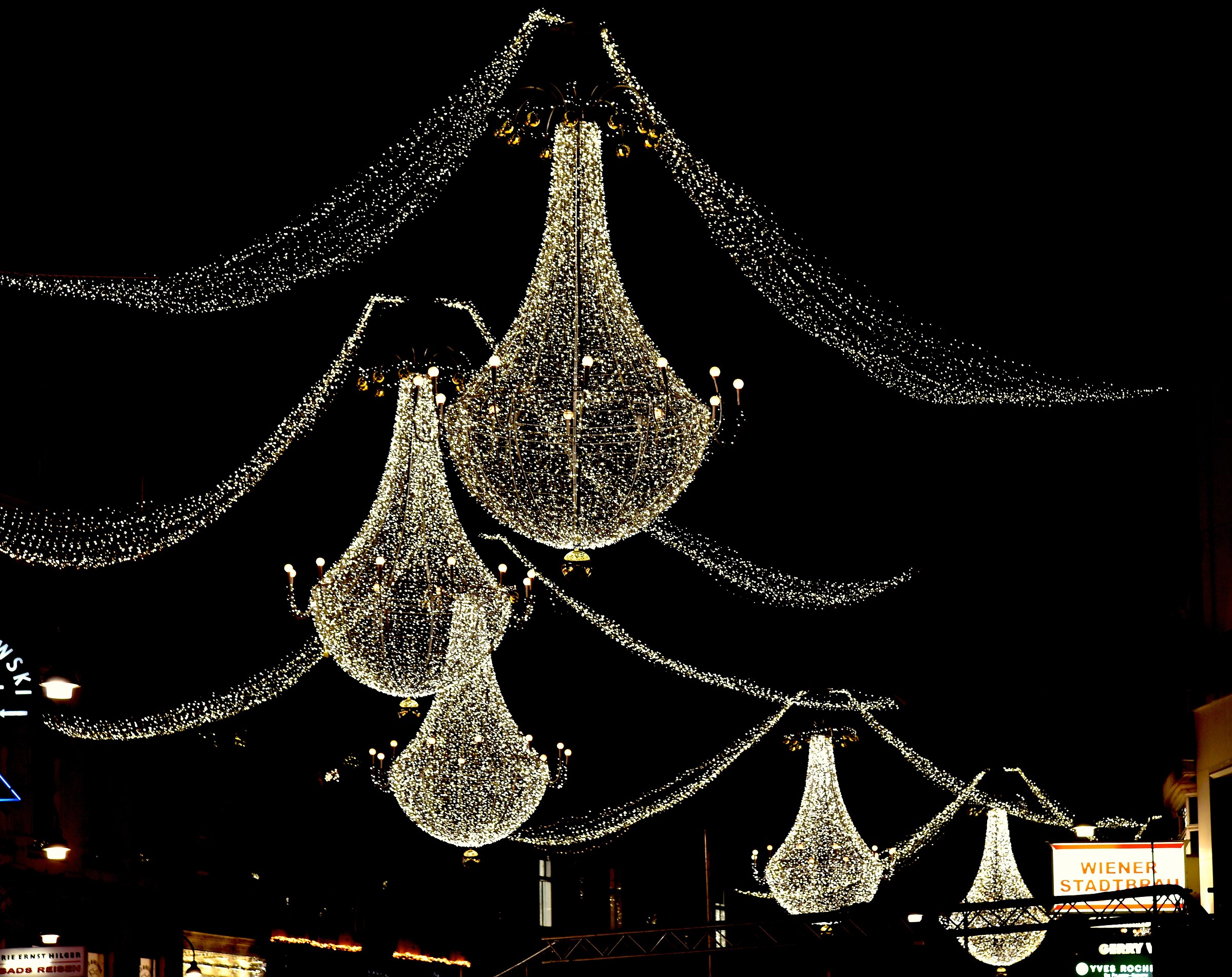 luci di Natale a Vienna