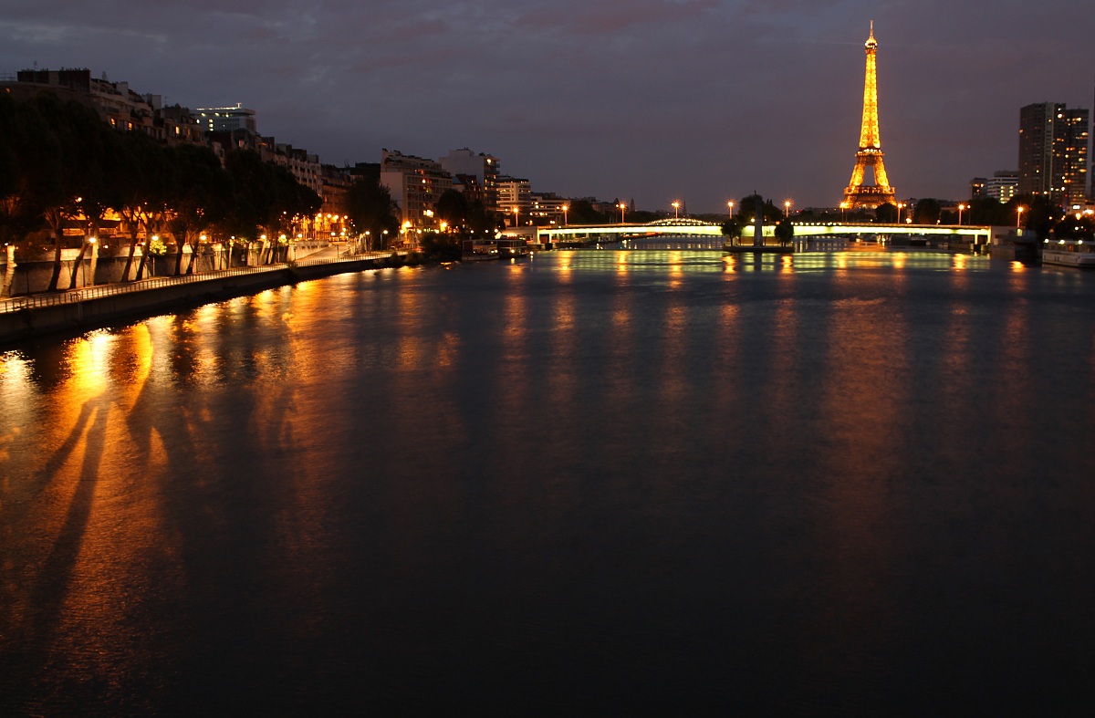 from the bridge mirabeau paris