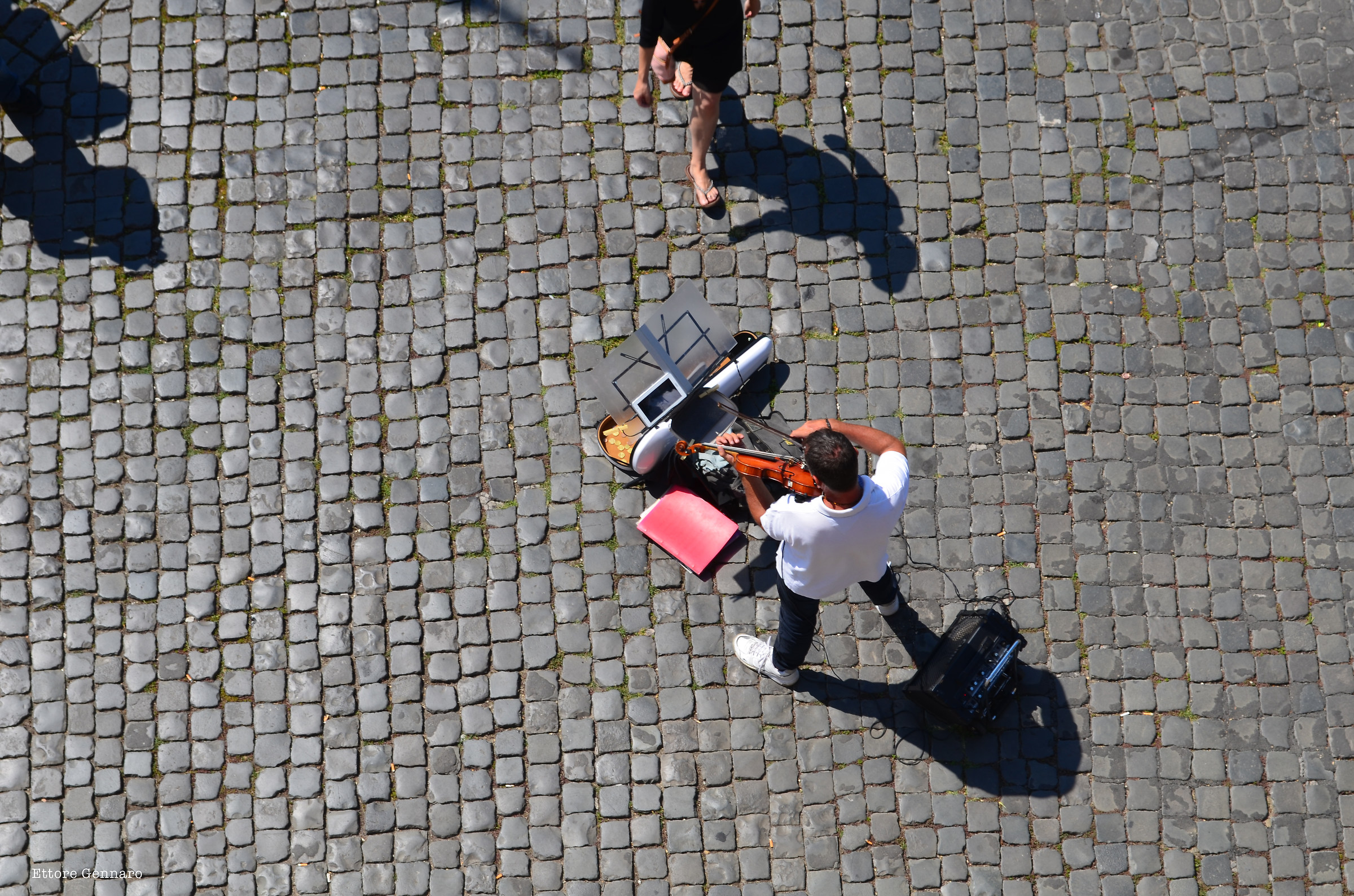 Artist of Castel Sant'Angelo Road