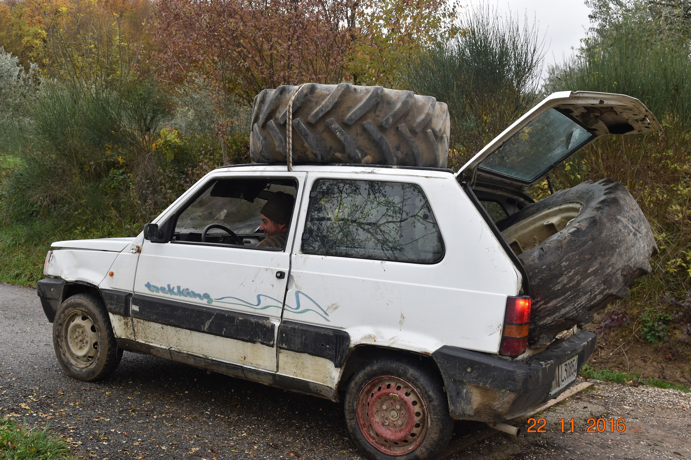 Ruote per Panda comprate su "e-Bay", un buon affar...
