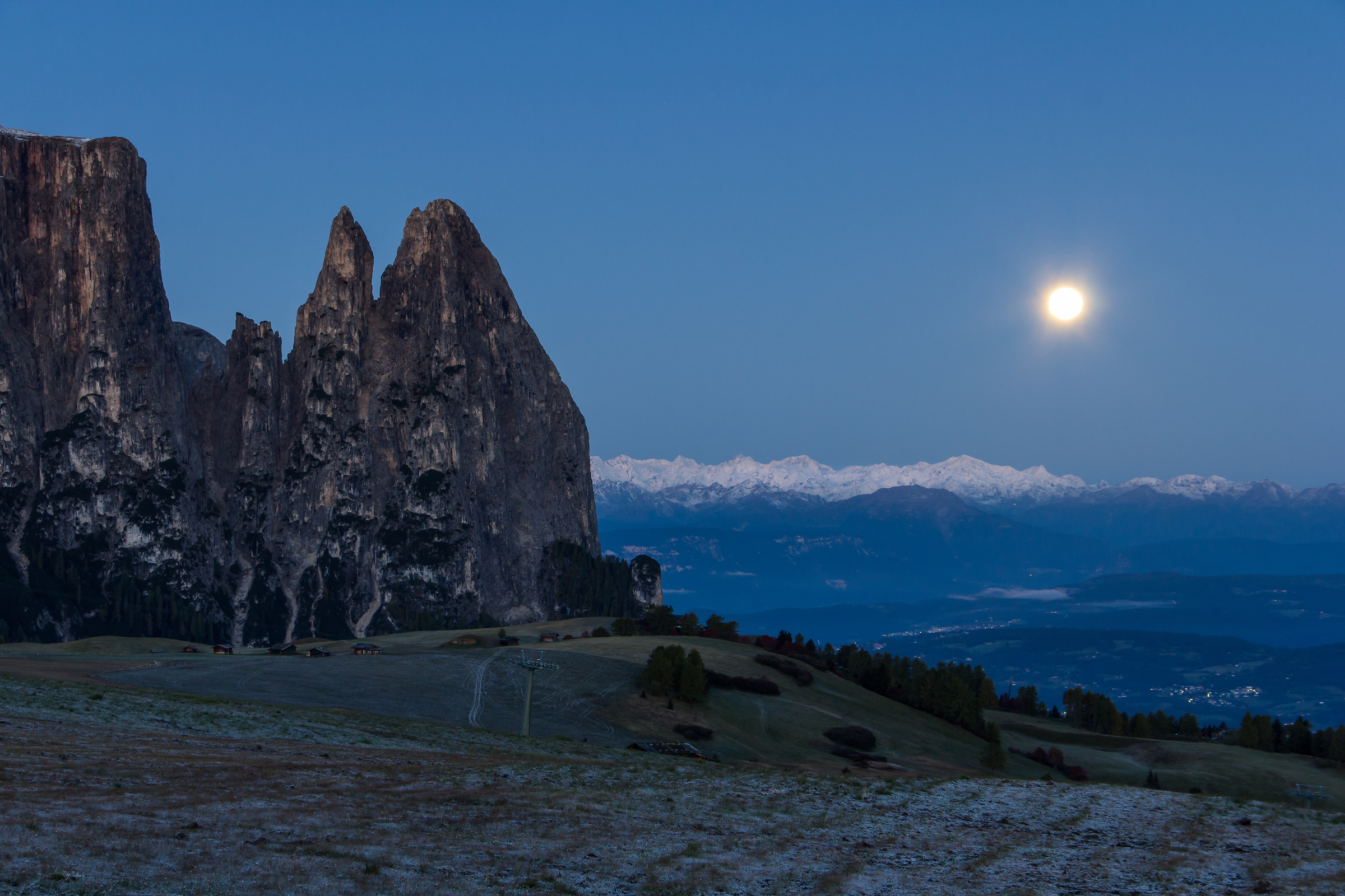 Sciliar prima dell'alba