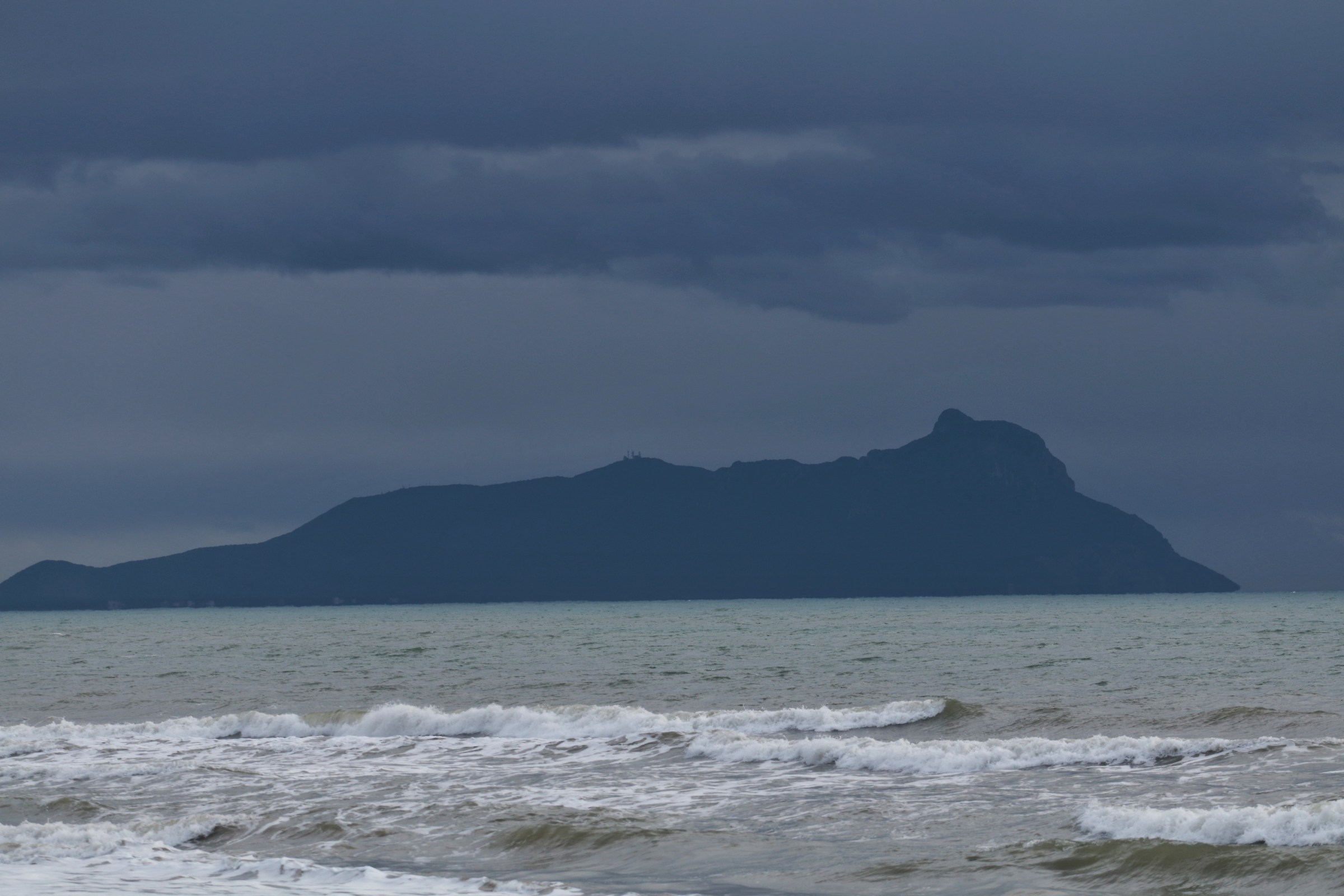 The Circeo ... now nothing but sirens ...