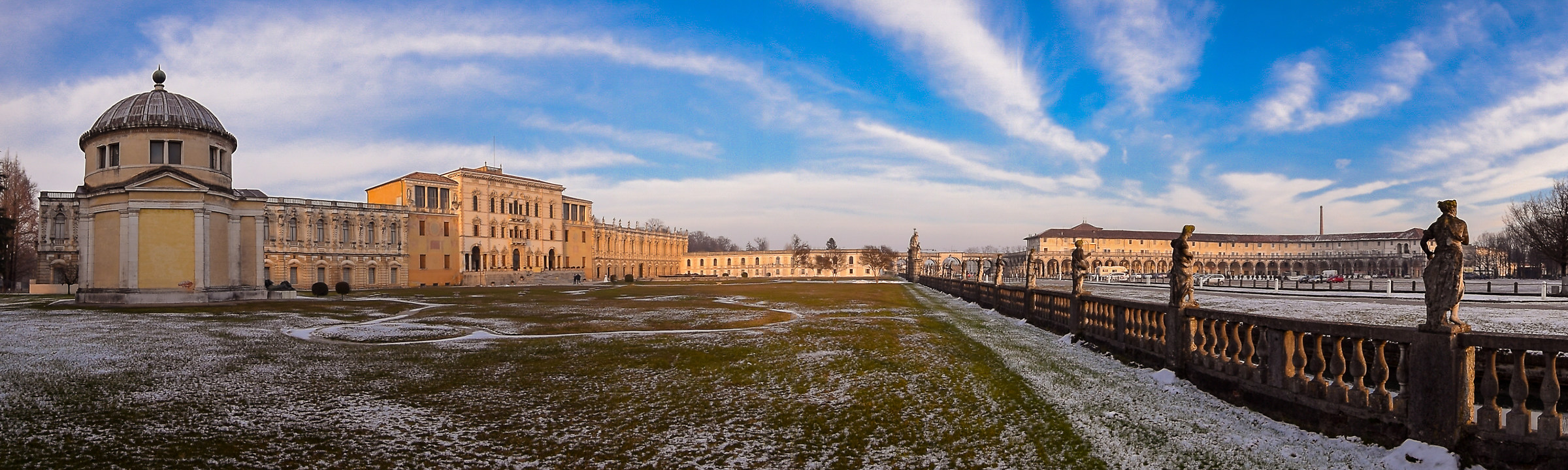 Villa Camerini with square and loggias