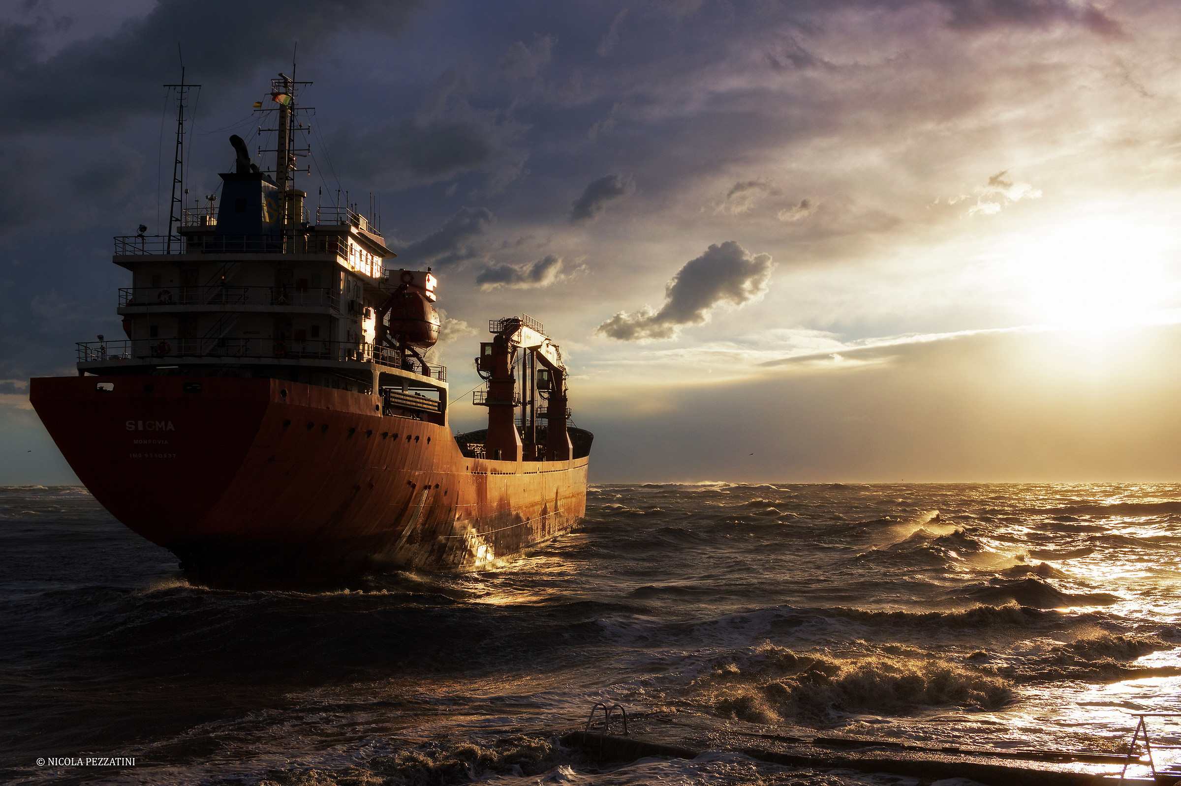 Sferzata dal libeccio