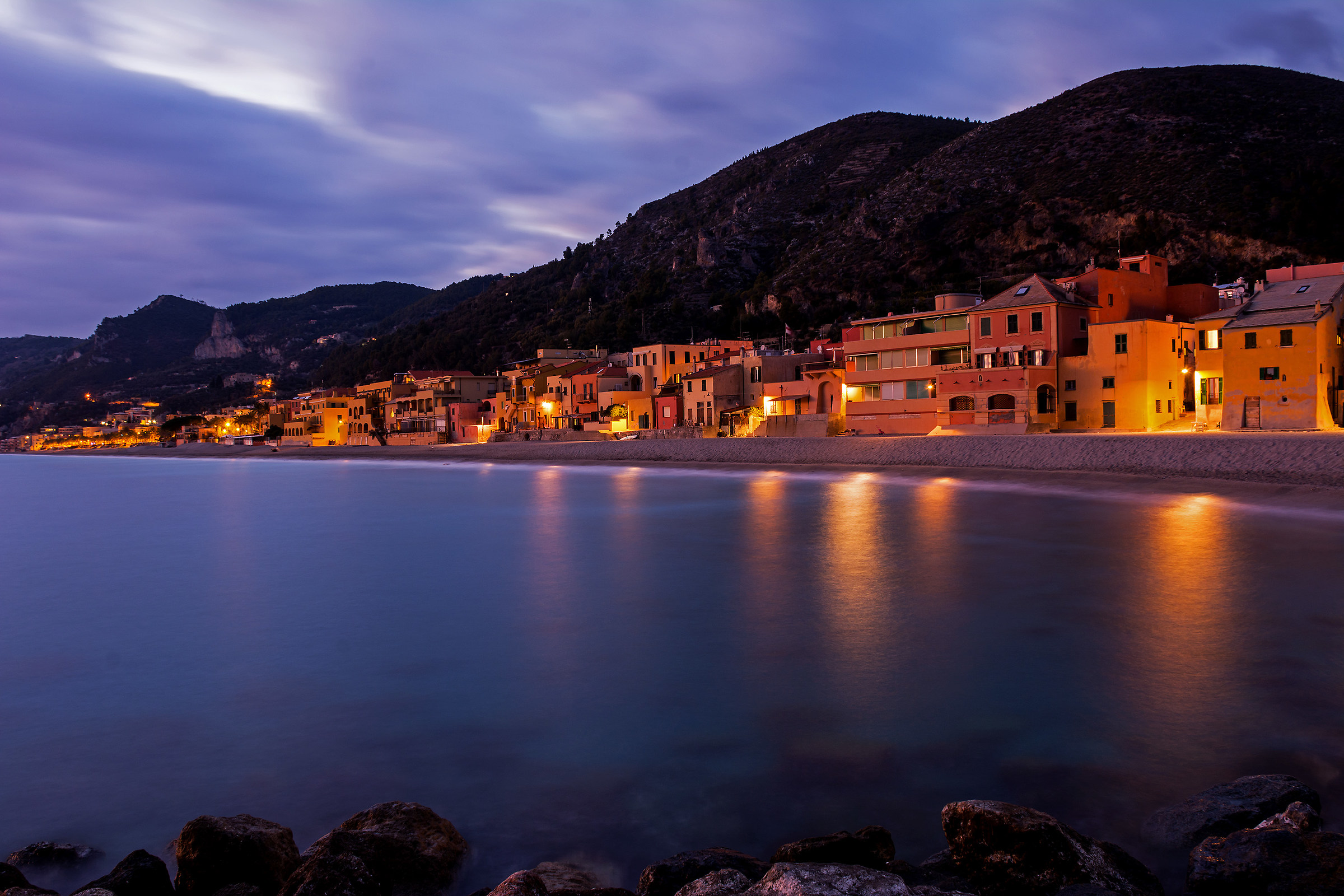 The blue hour of Varigotti