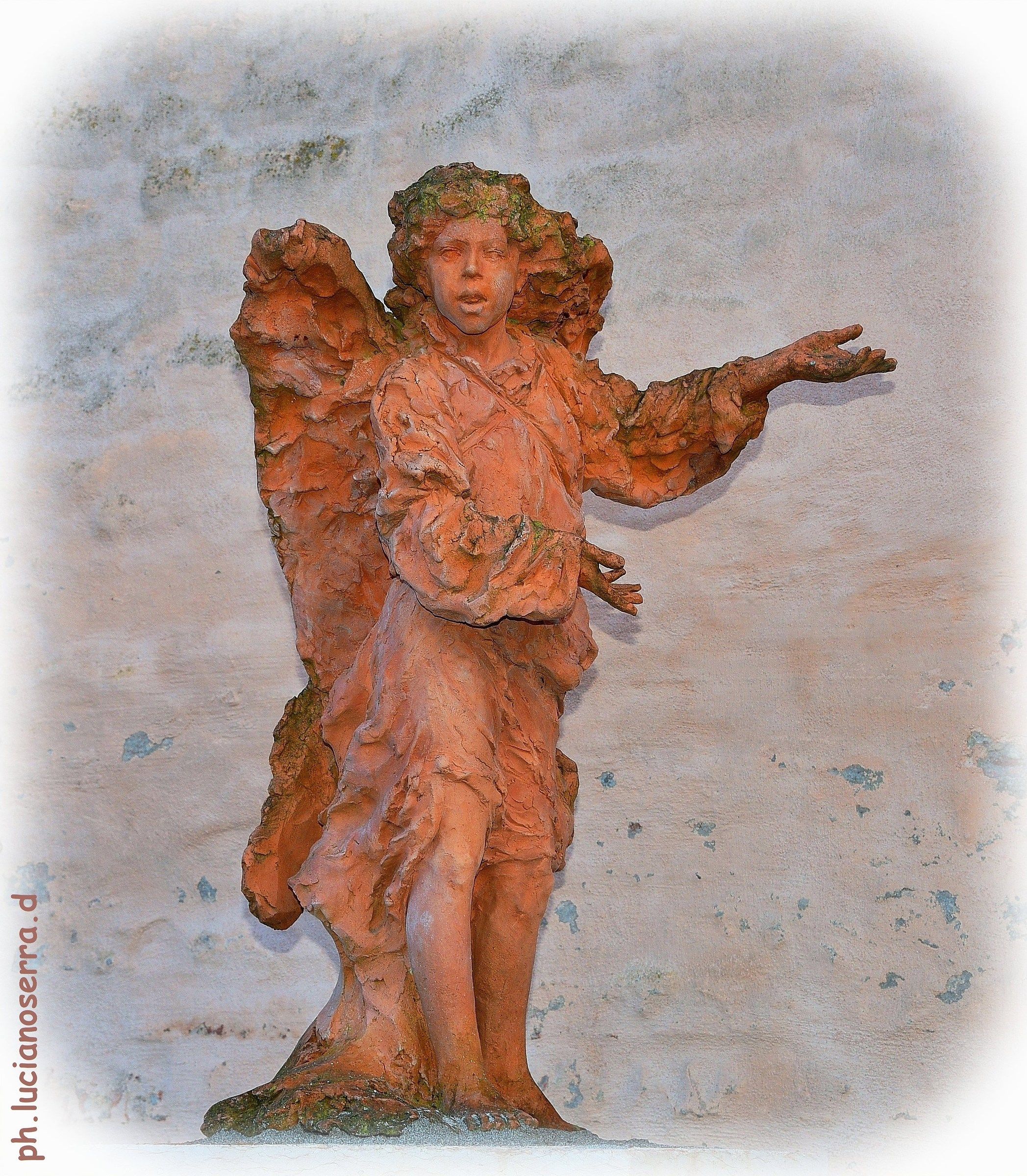 L'Angelo che invita a visitare il Presepe