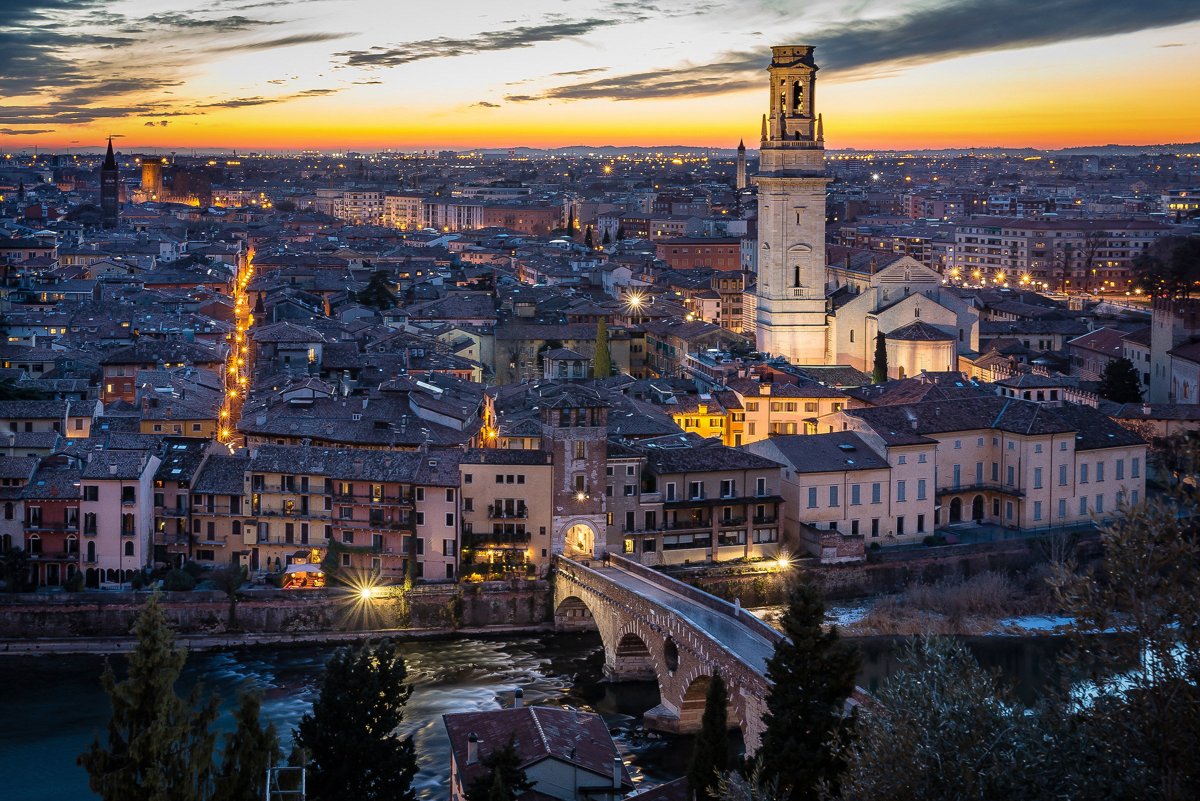 Lights in the Dusk - Verona