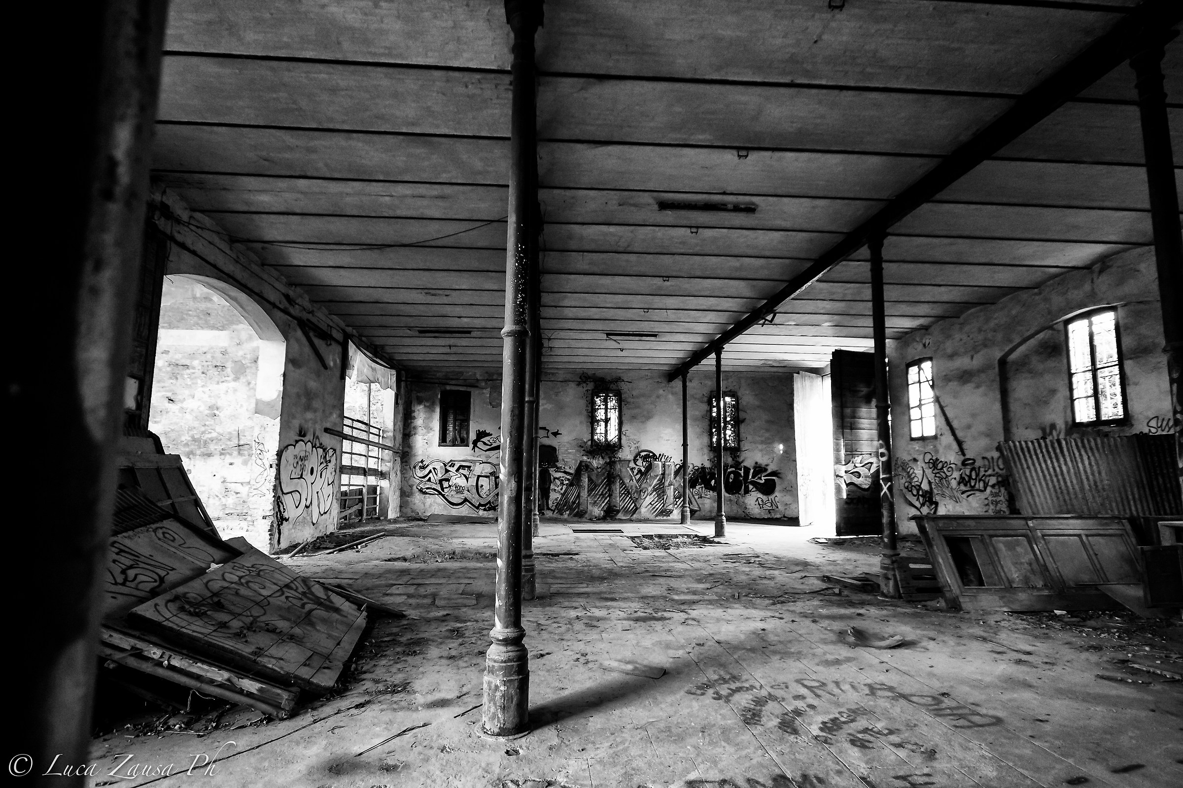 Where once bustled work