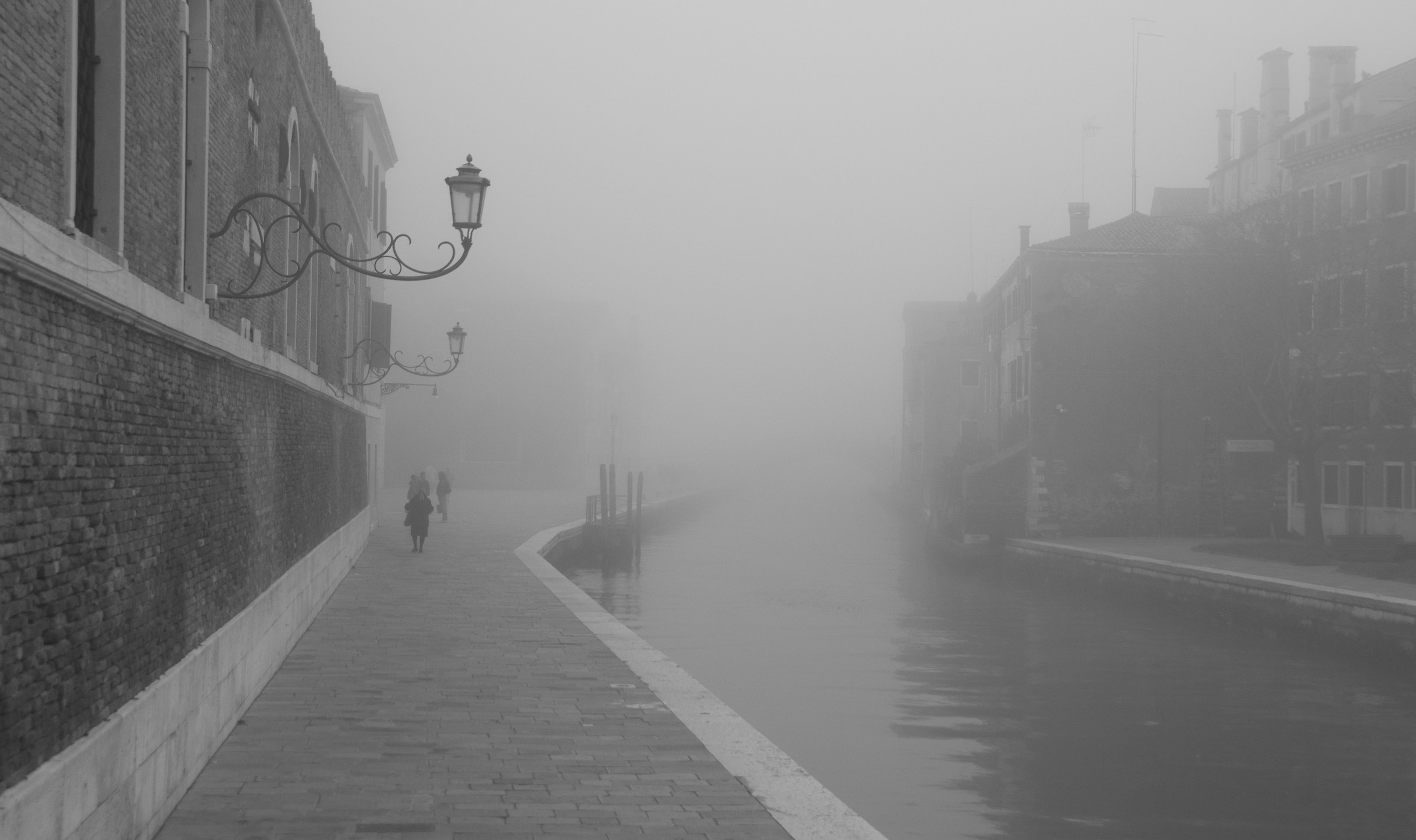 Venezia con la Nebbia
