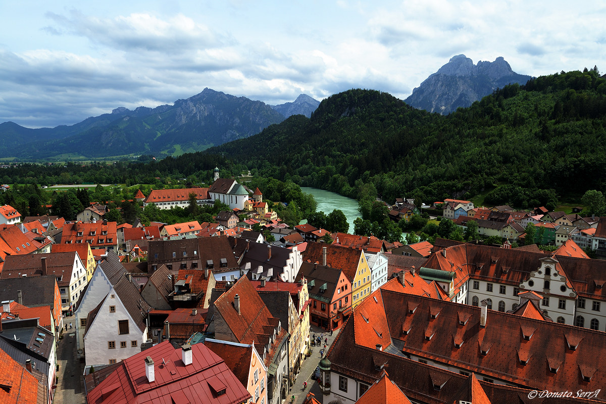Füssen dalle finestre dell'Hoes Schloss II