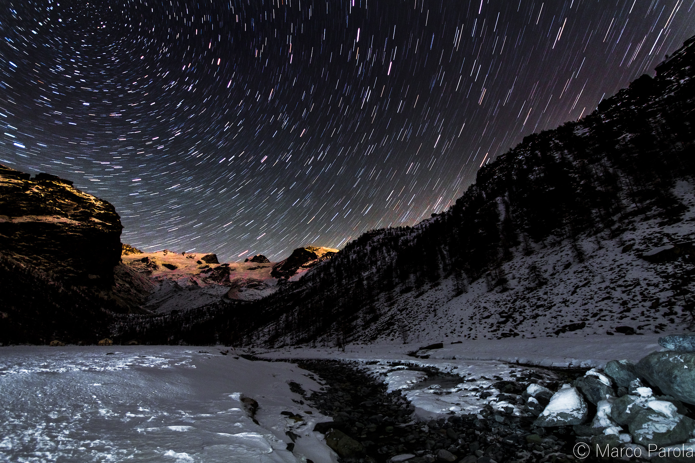 10 minutes of Earth's rotation (Startrail)