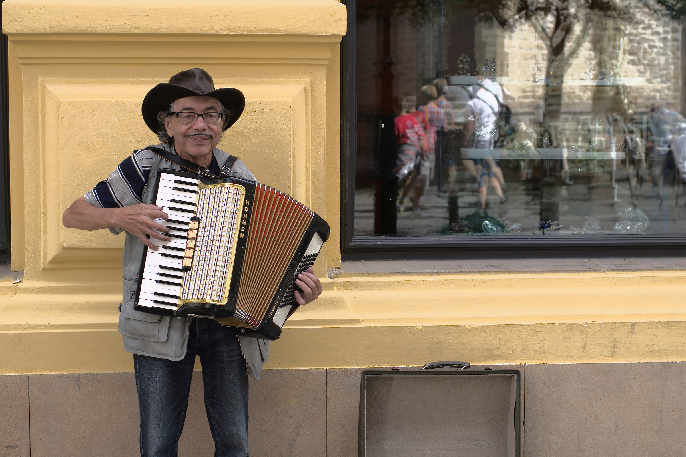 Praga - musicista di strada