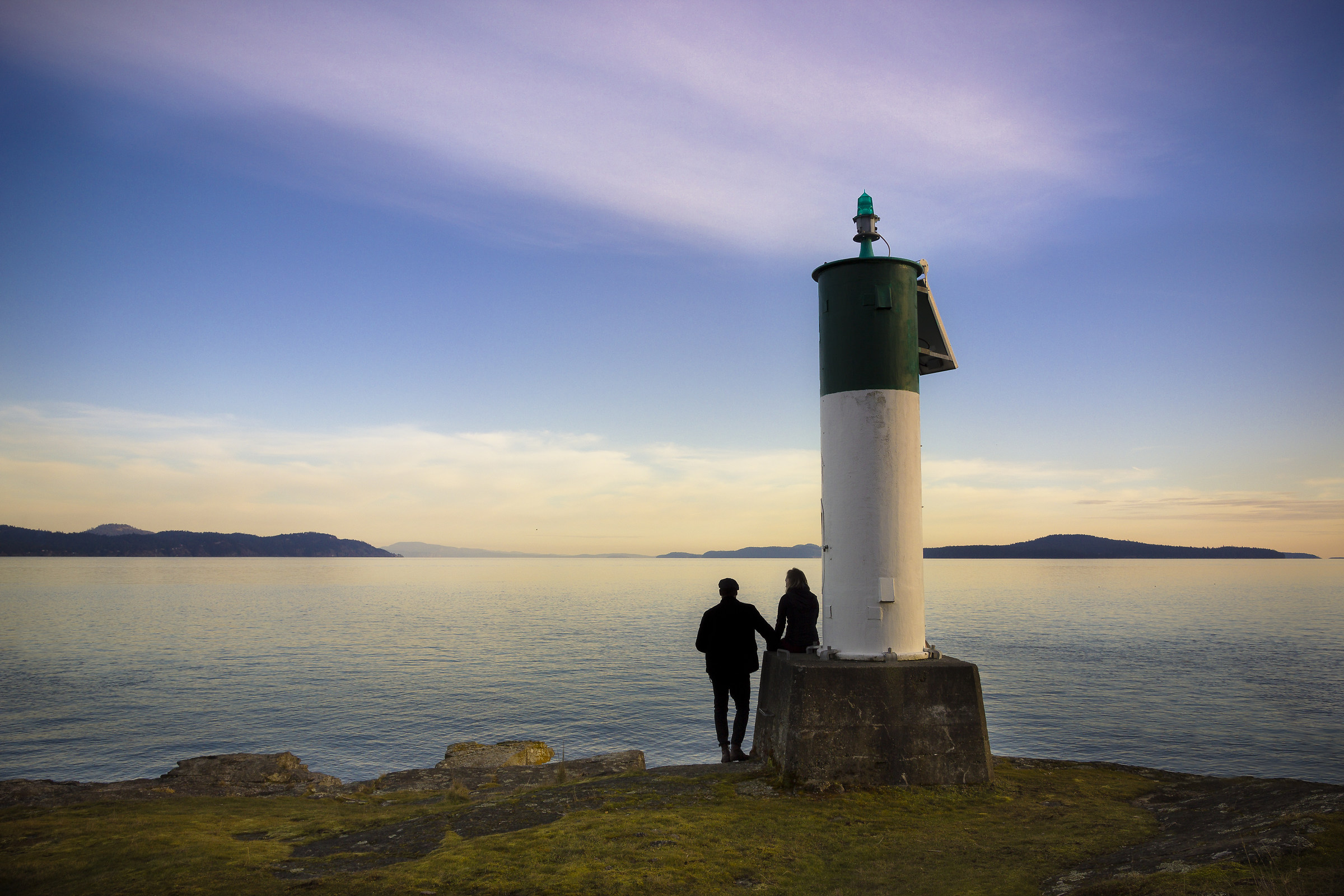 sunset at the lighthouse, Salt Spring
