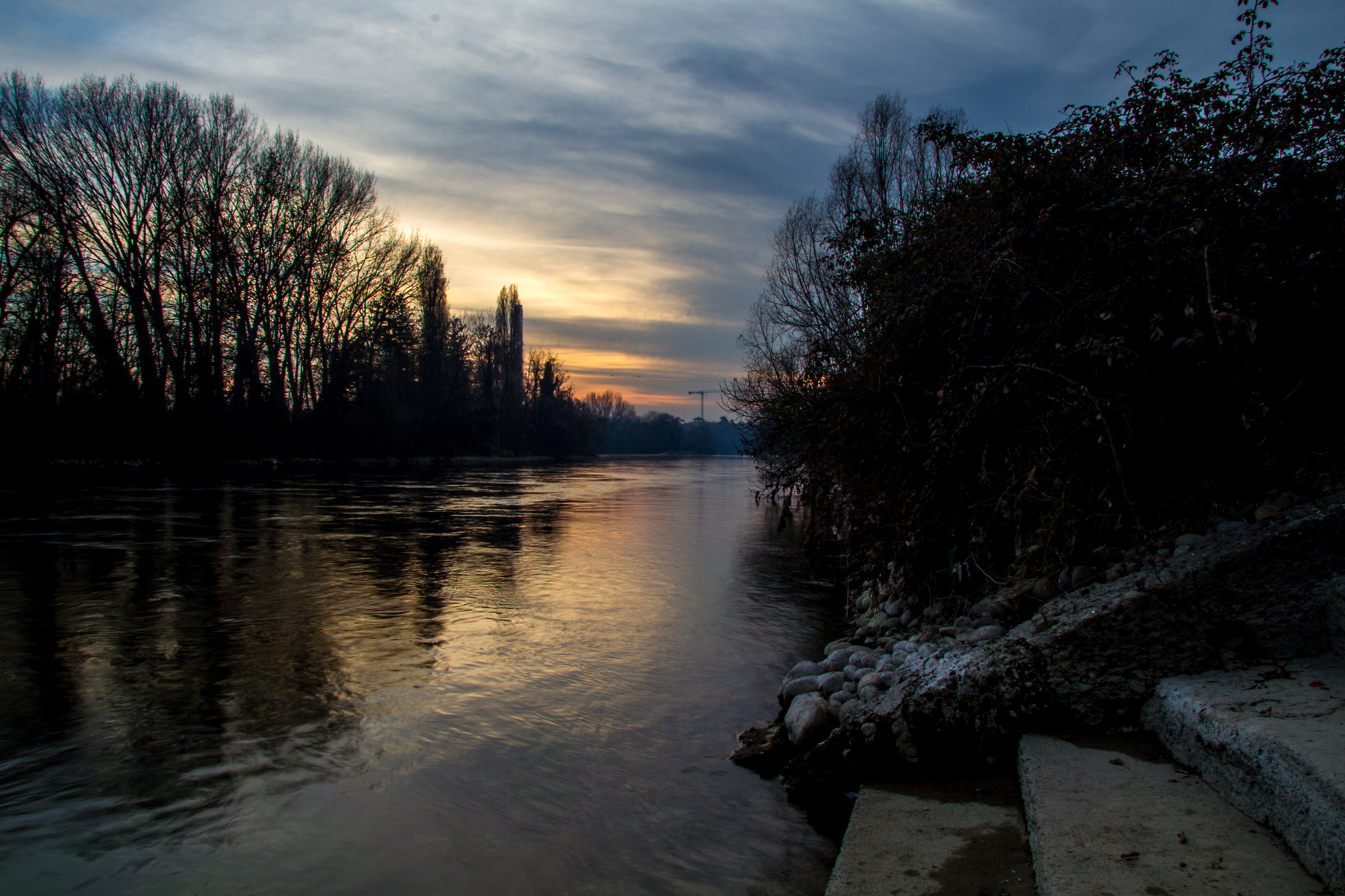 Cassano d'Adda tramonto 1