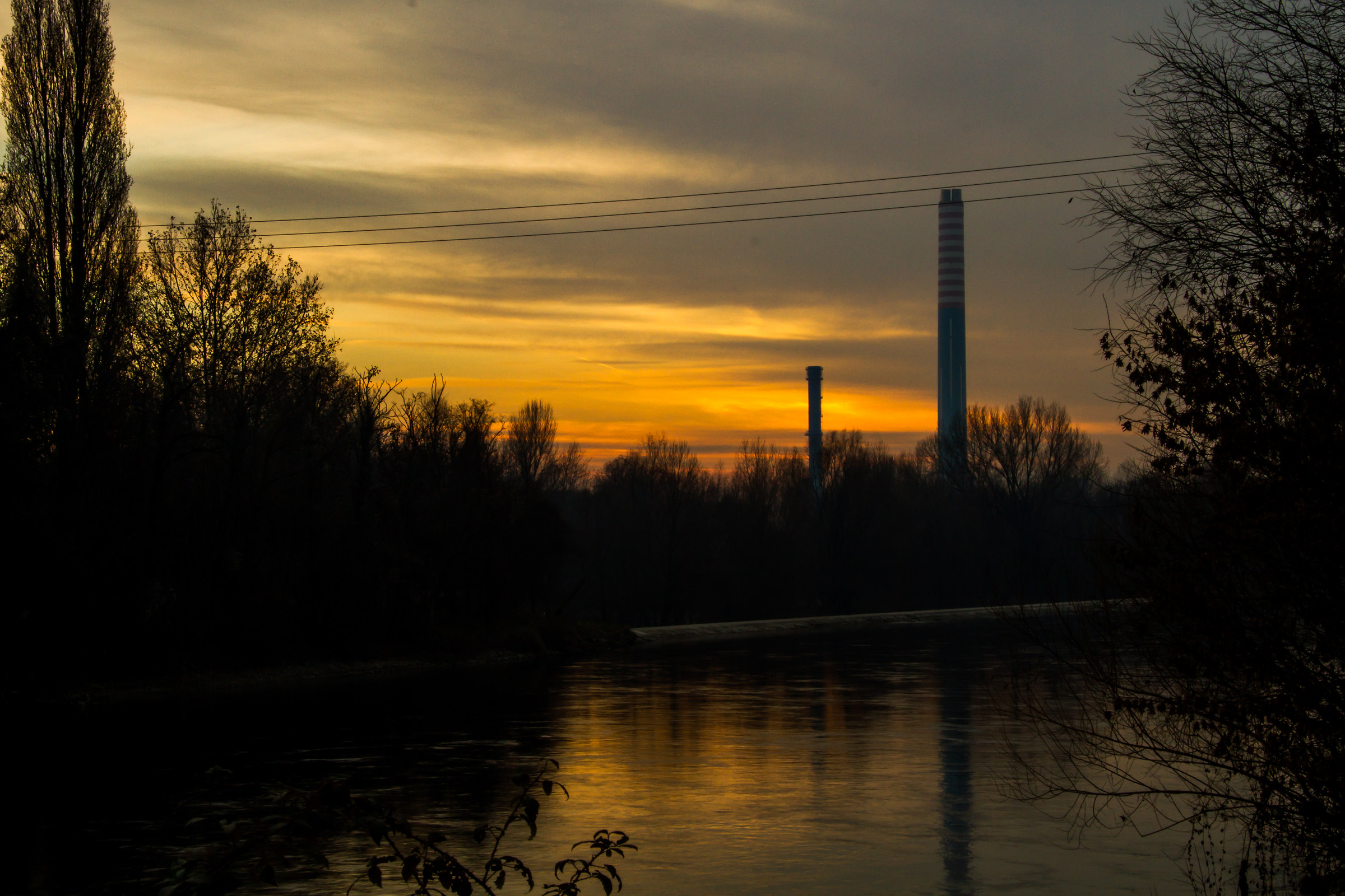 Cassano d'Adda tramonto 2