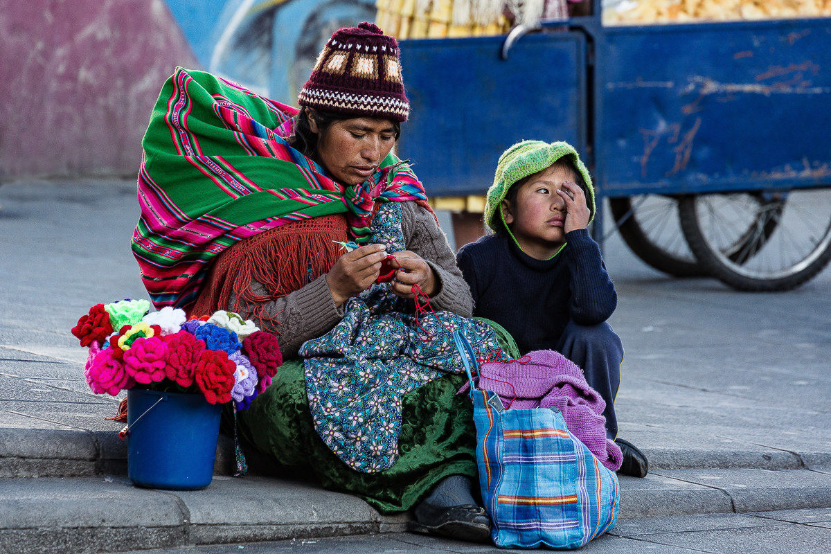 "We hope that the mother sell a flower"