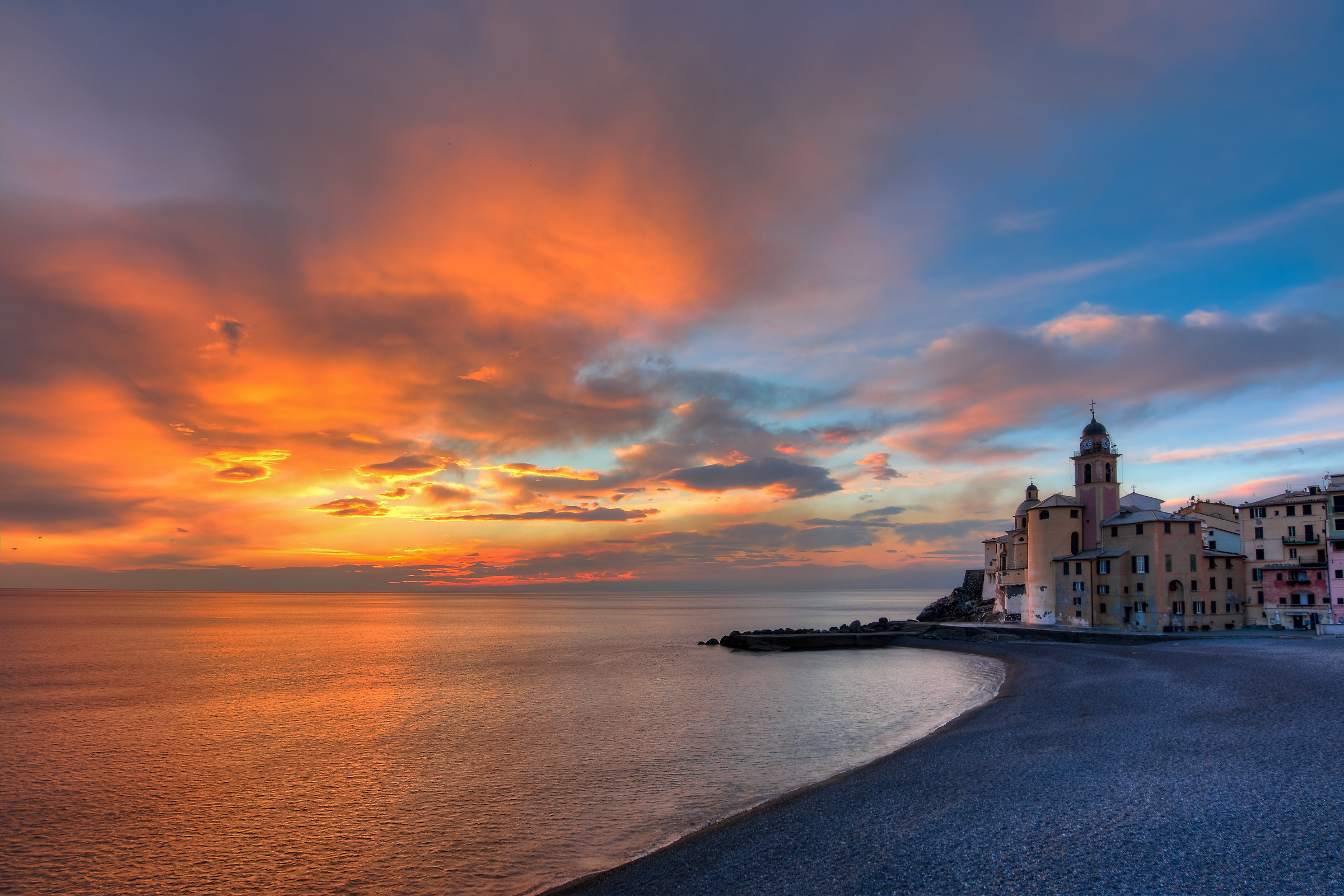 Fire in the sky and smoke on earth