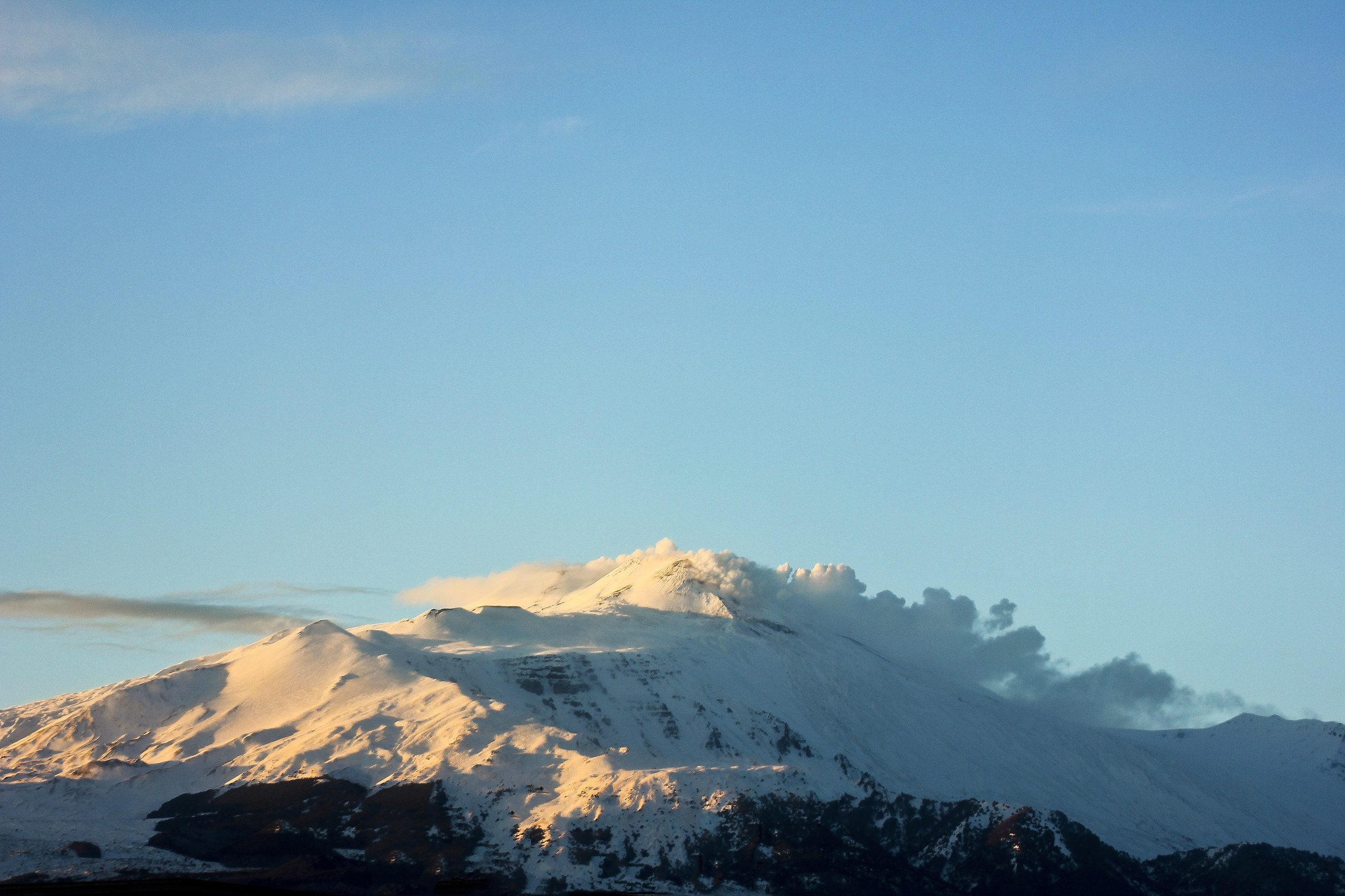 Etna in white