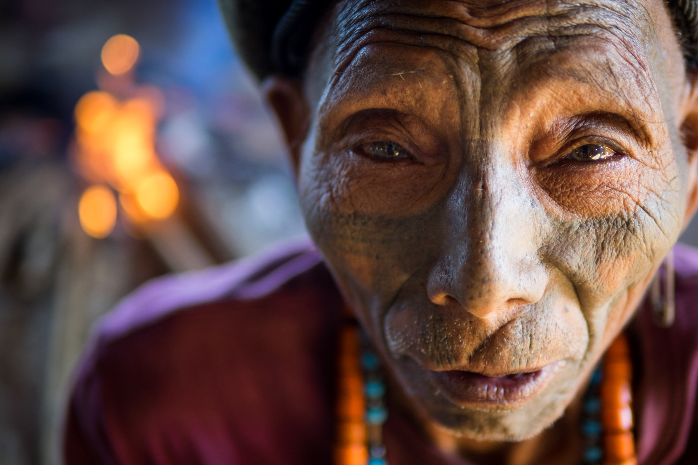 Konyak warrior, Nagaland (India)