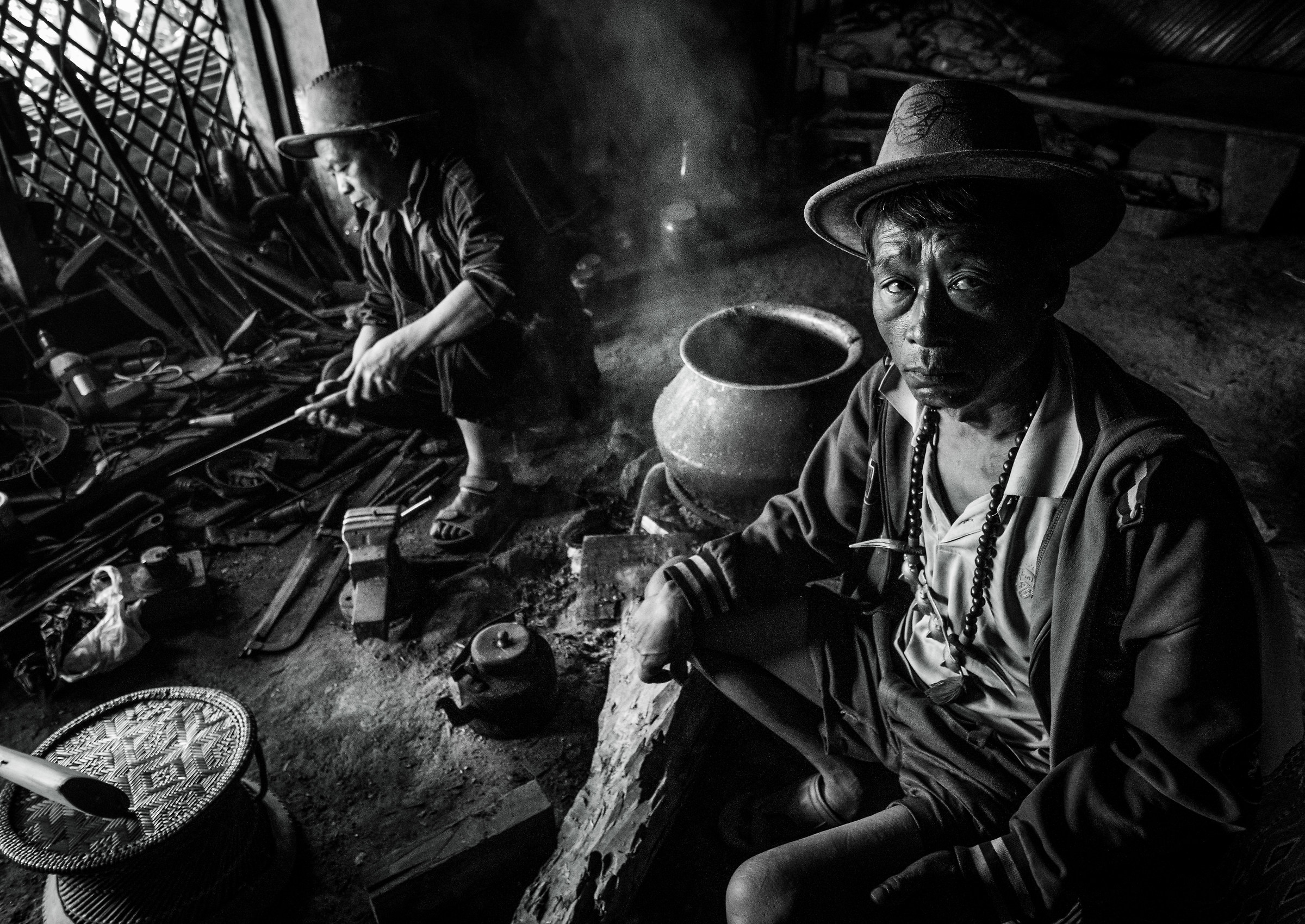 Armieri al lavoro. Nagaland, India.