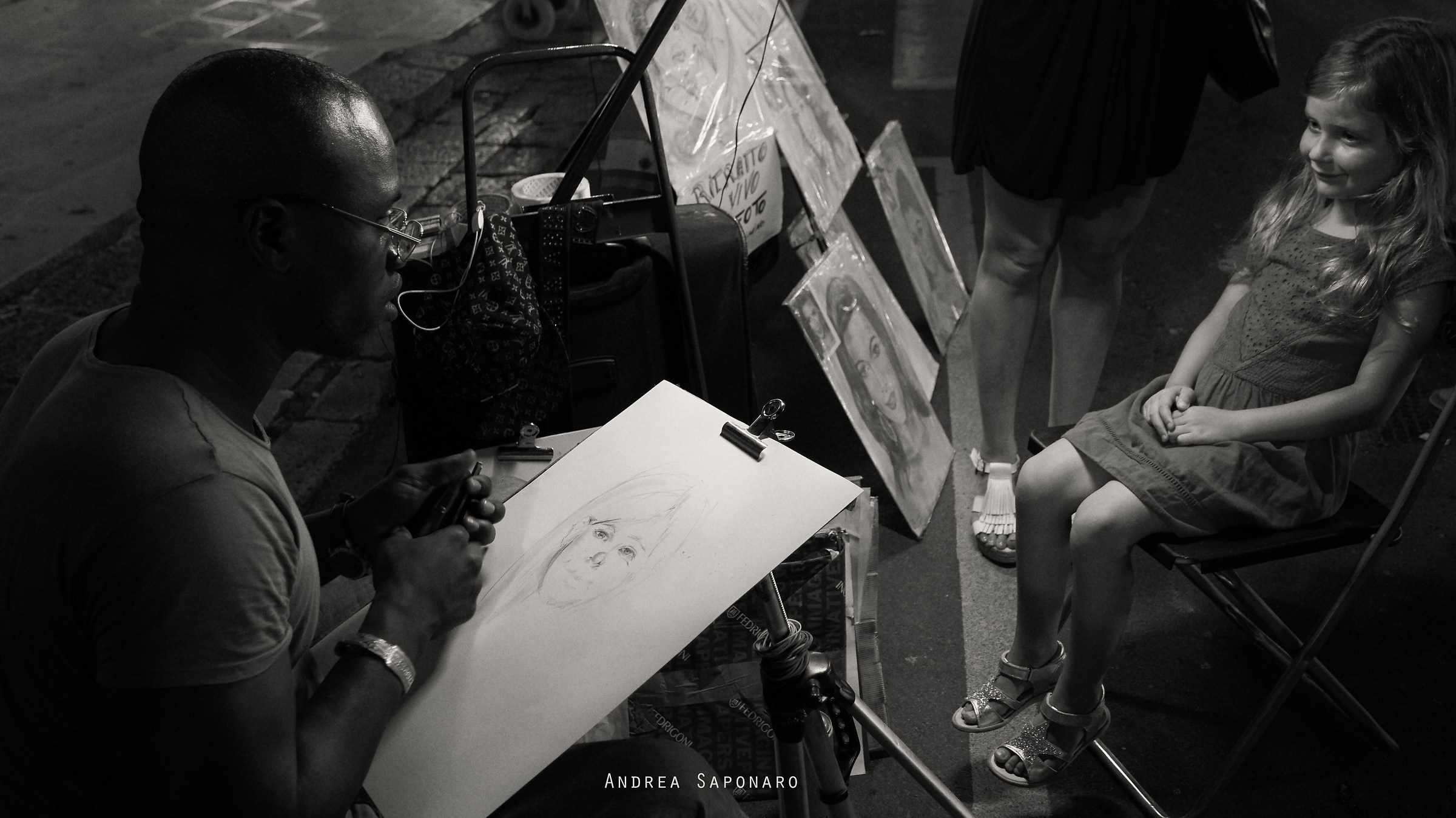 street artist - portrait