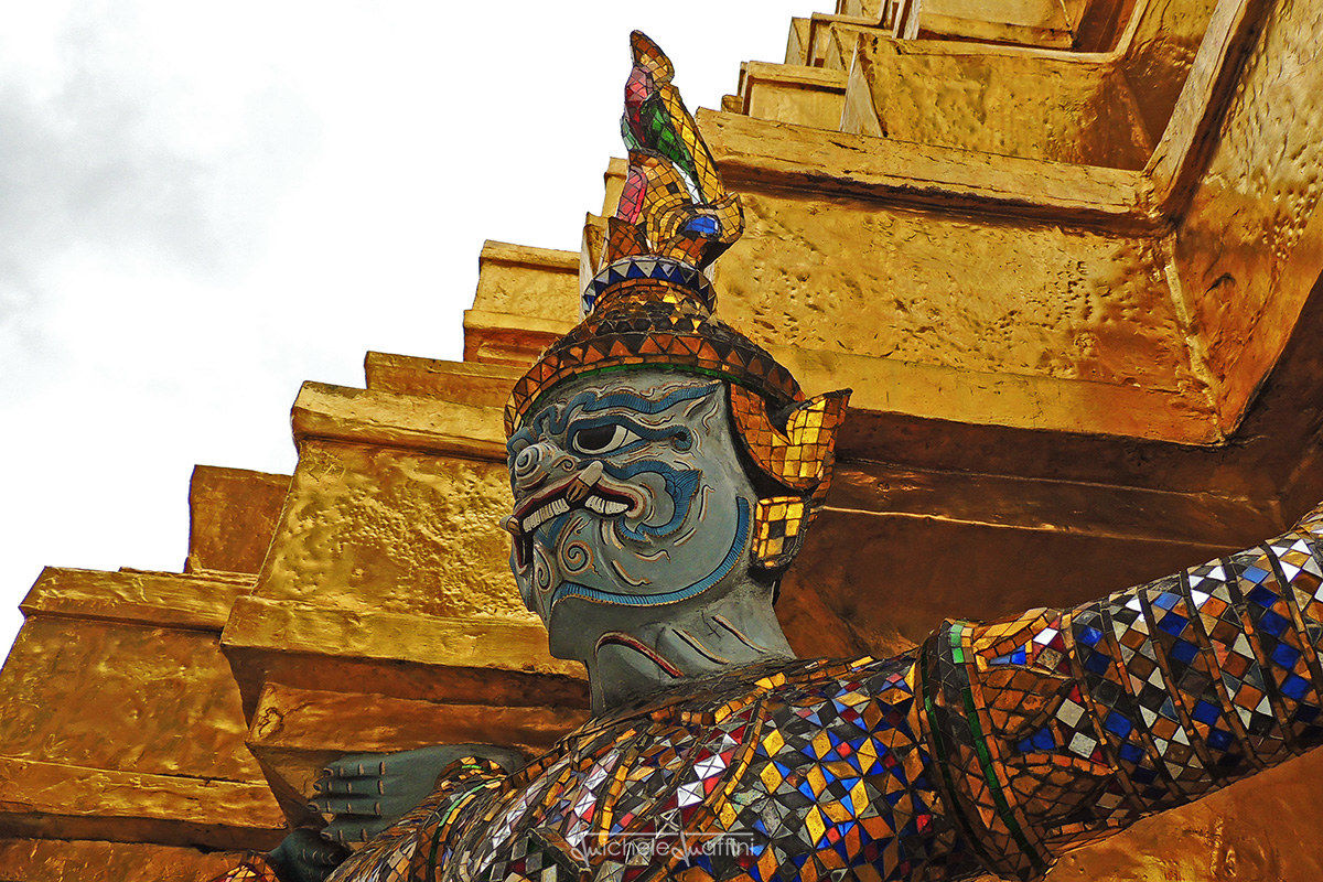 Thailand - Wat Phra Khaew - Demon Guardian