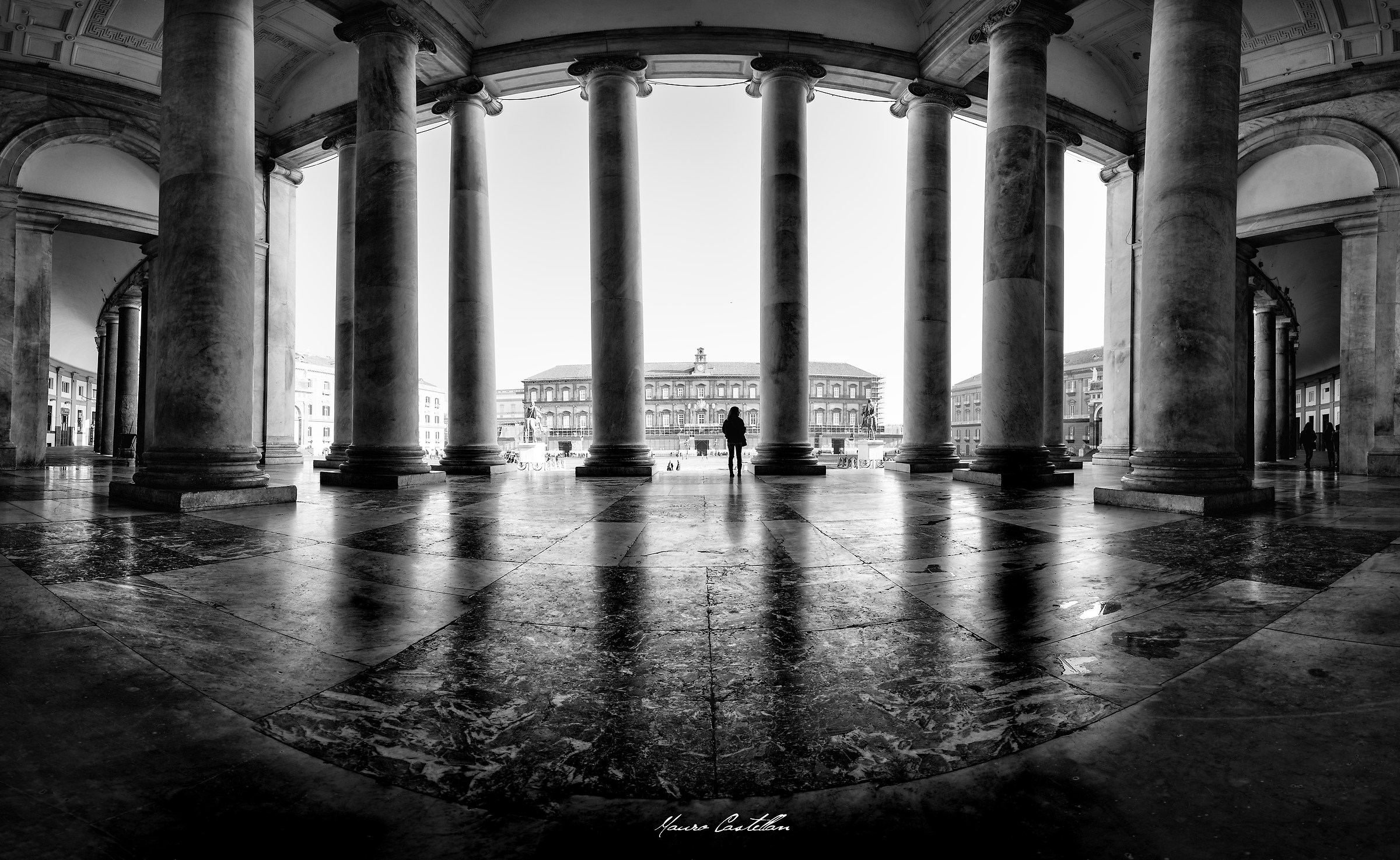 Tutto il Pronao della Basilica Reale