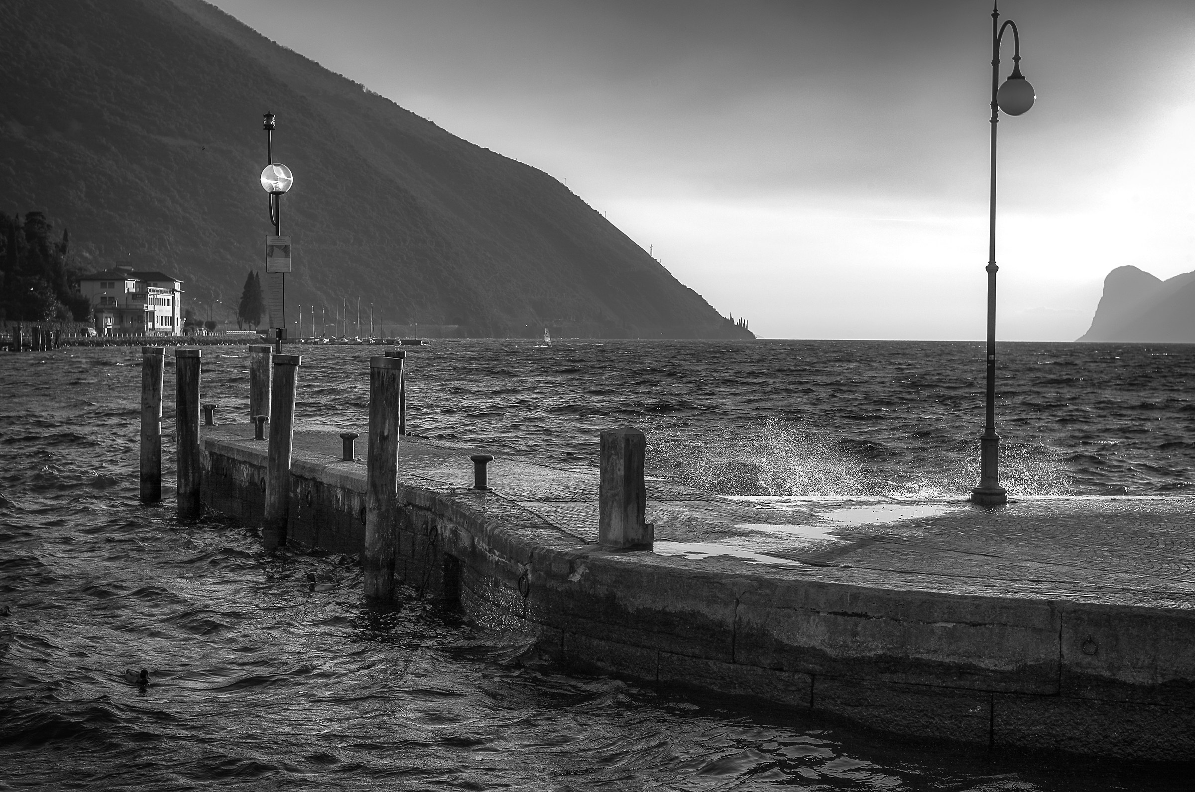 Torbole, winter afternoon