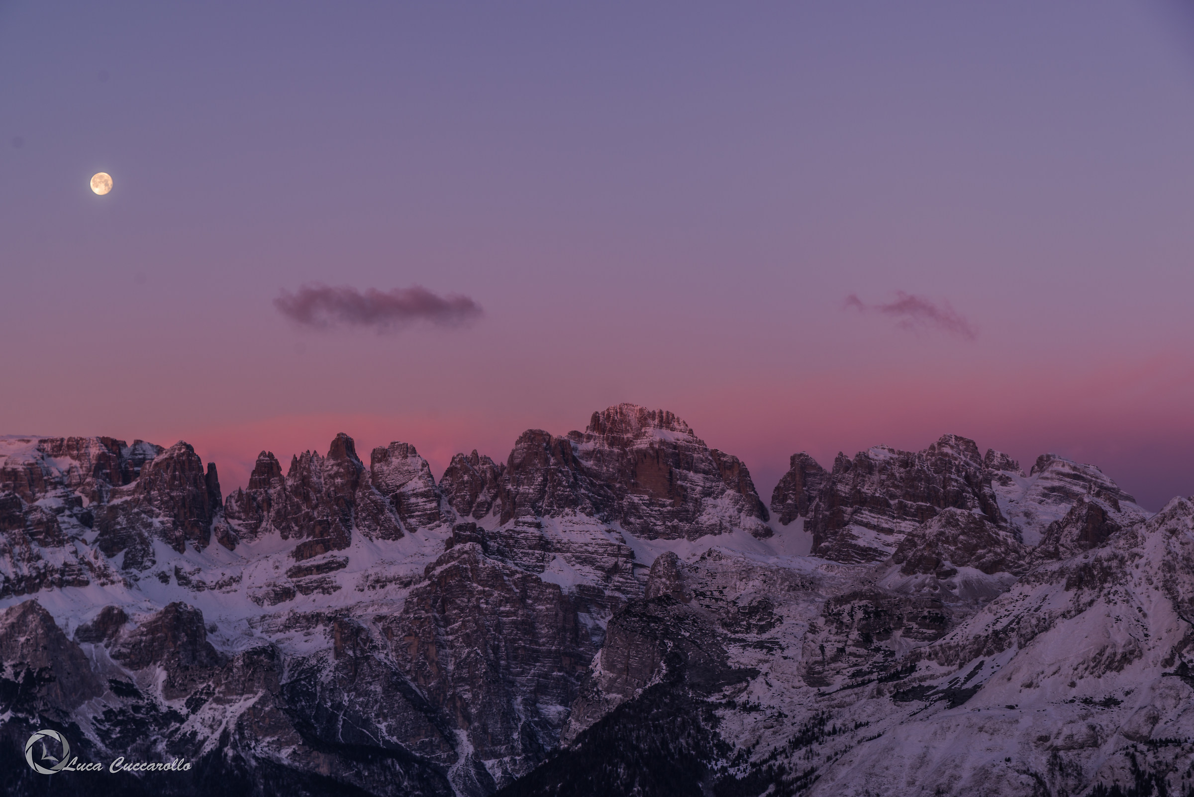 Dawn of the Brenta Dolomites